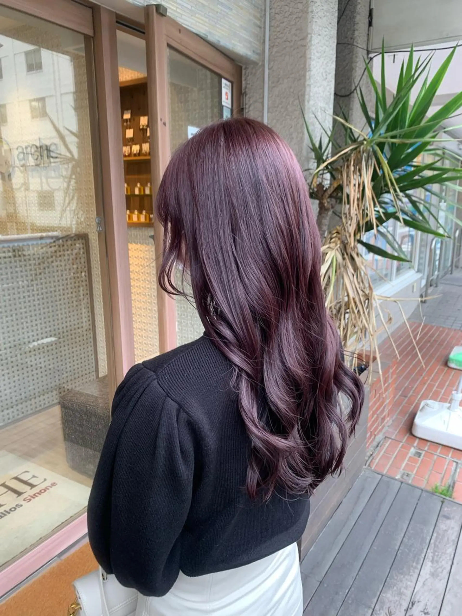 ロング ヘアカラー トリートメント ヘアセット 👑ショート/ボブ 縮毛矯正錦糸町ヒガシのヘアスタイル
