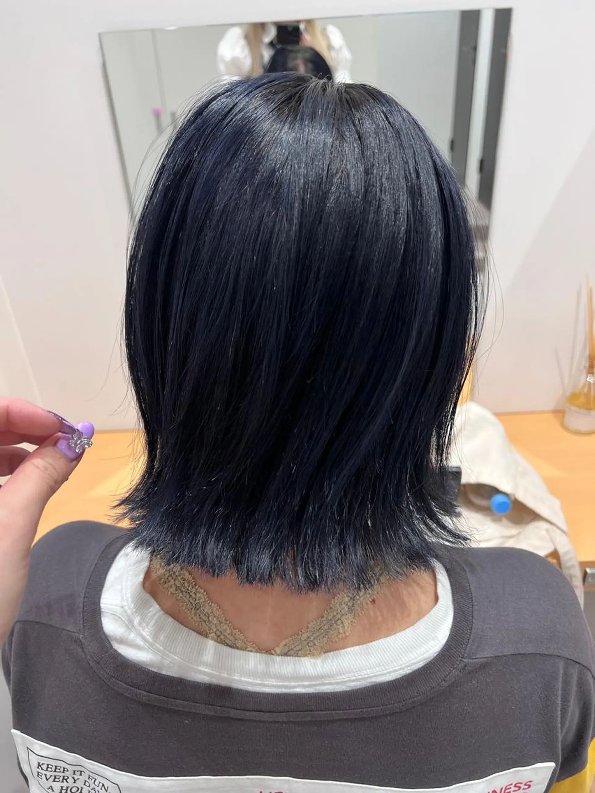 ミディアム カラー カット ヘアカラー トリートメント ally hairsalon所属・Emi .のヘアスタイル