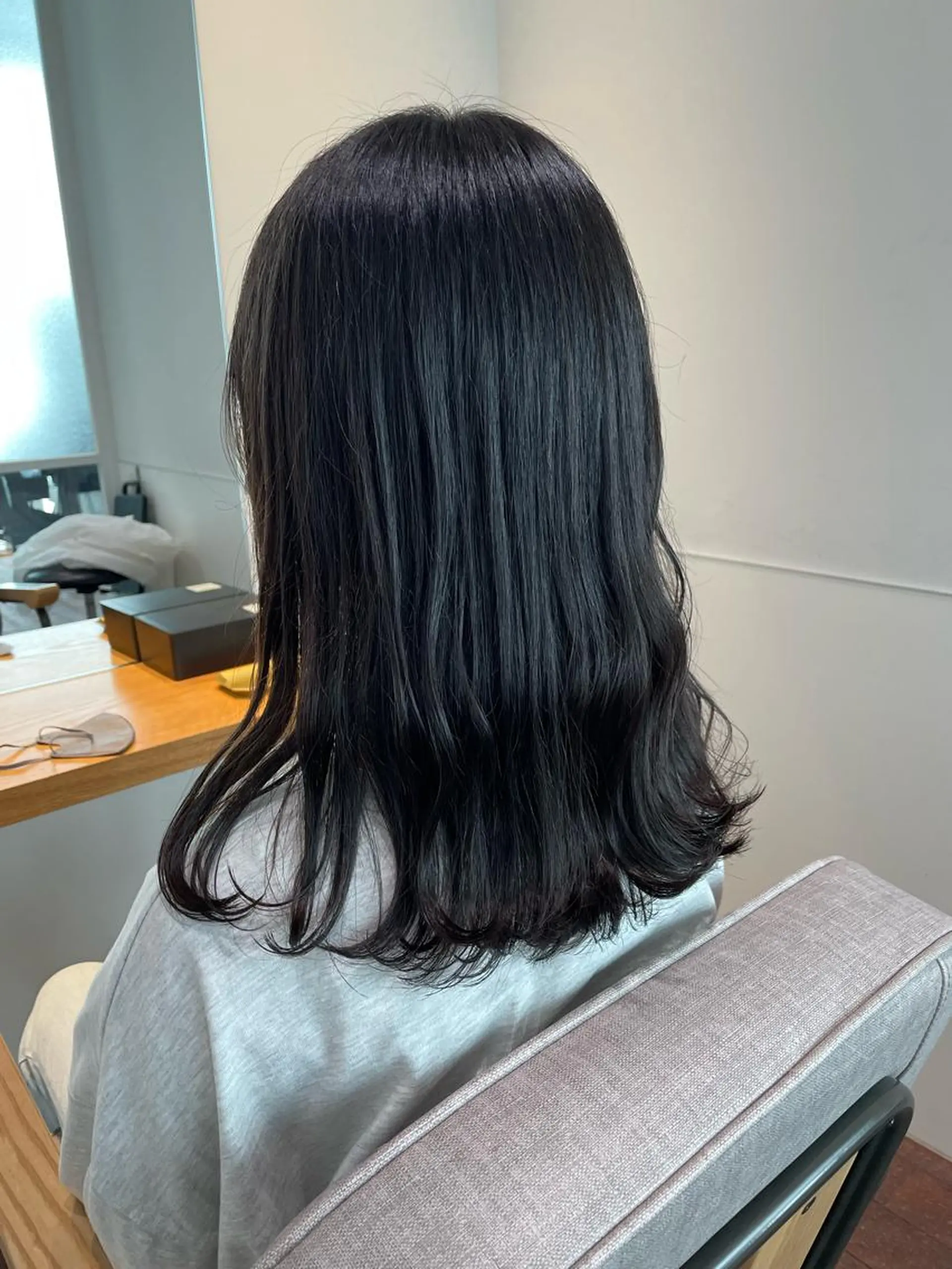 セミロング カラー カット ヘアカラー gotoday　shaire　saron所属・miu. ボブ/透け感カラーのヘアスタイル