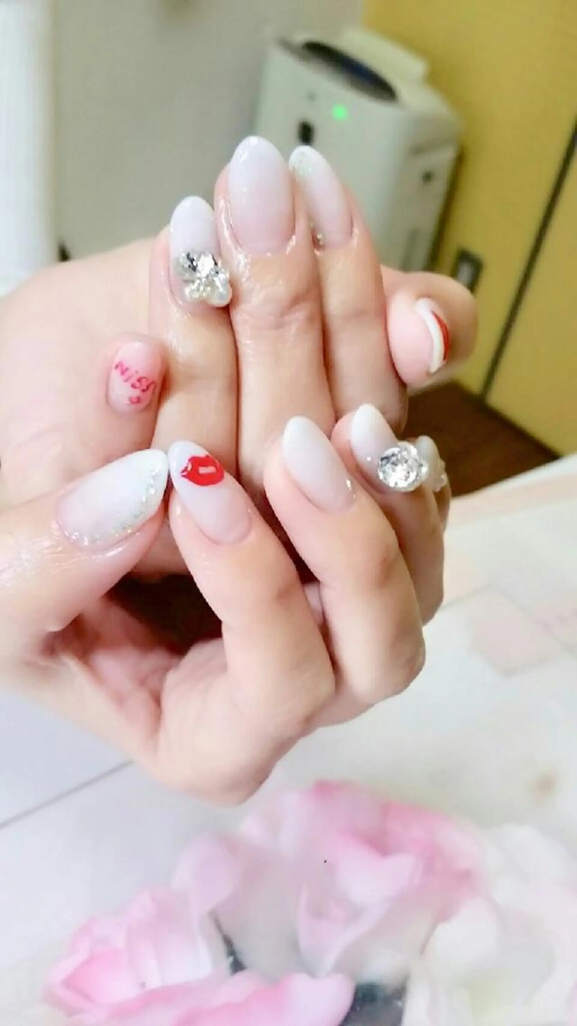 ネイル アートネイル グラデーション ぷっくりネイル Lien nail リアン　ネイルのネイルデザイン