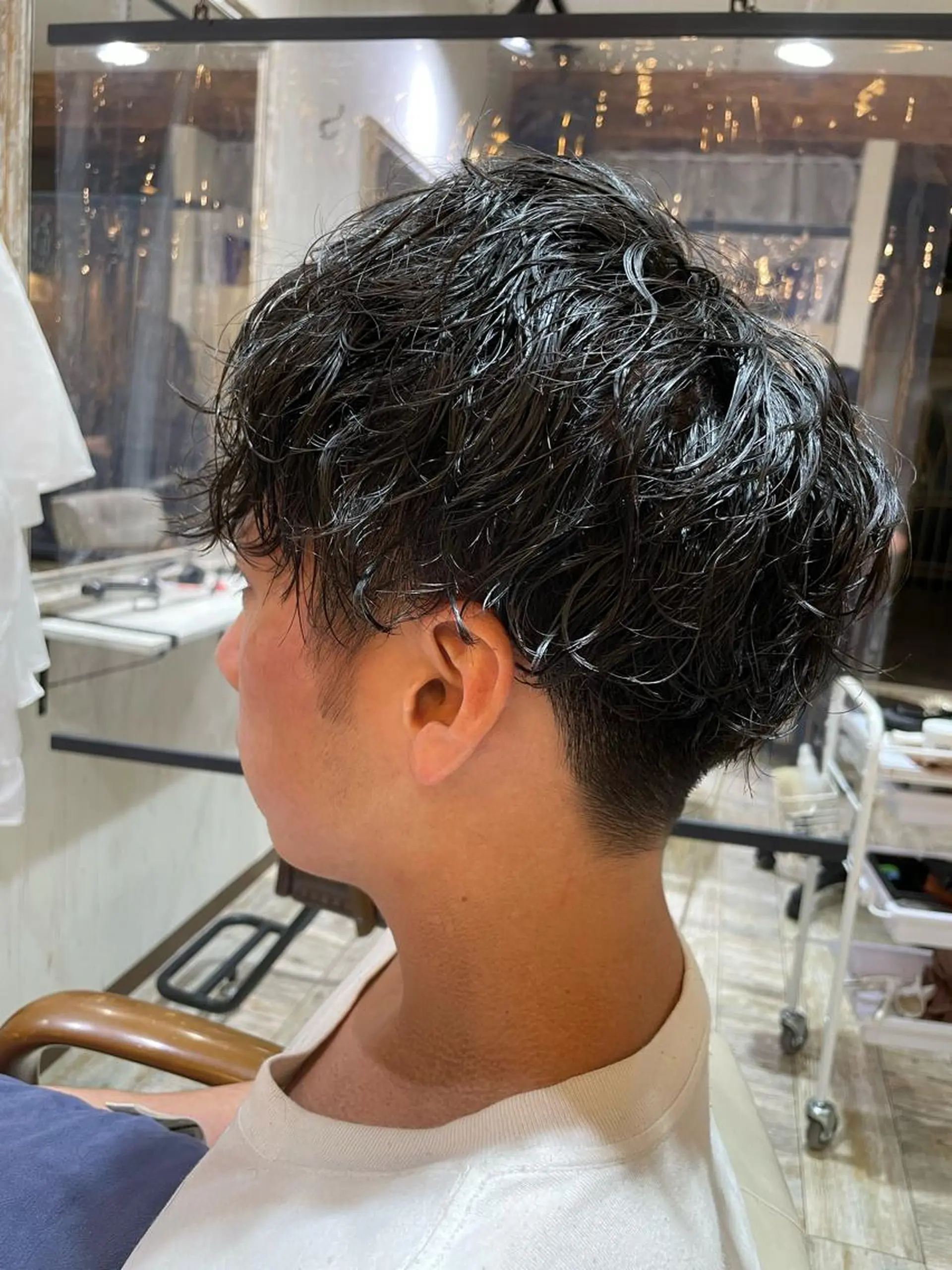 ショート パーマ メンズ カット パーマ ヘッドスパ 【垢抜け大人髪】 TIARA西山のヘアスタイル