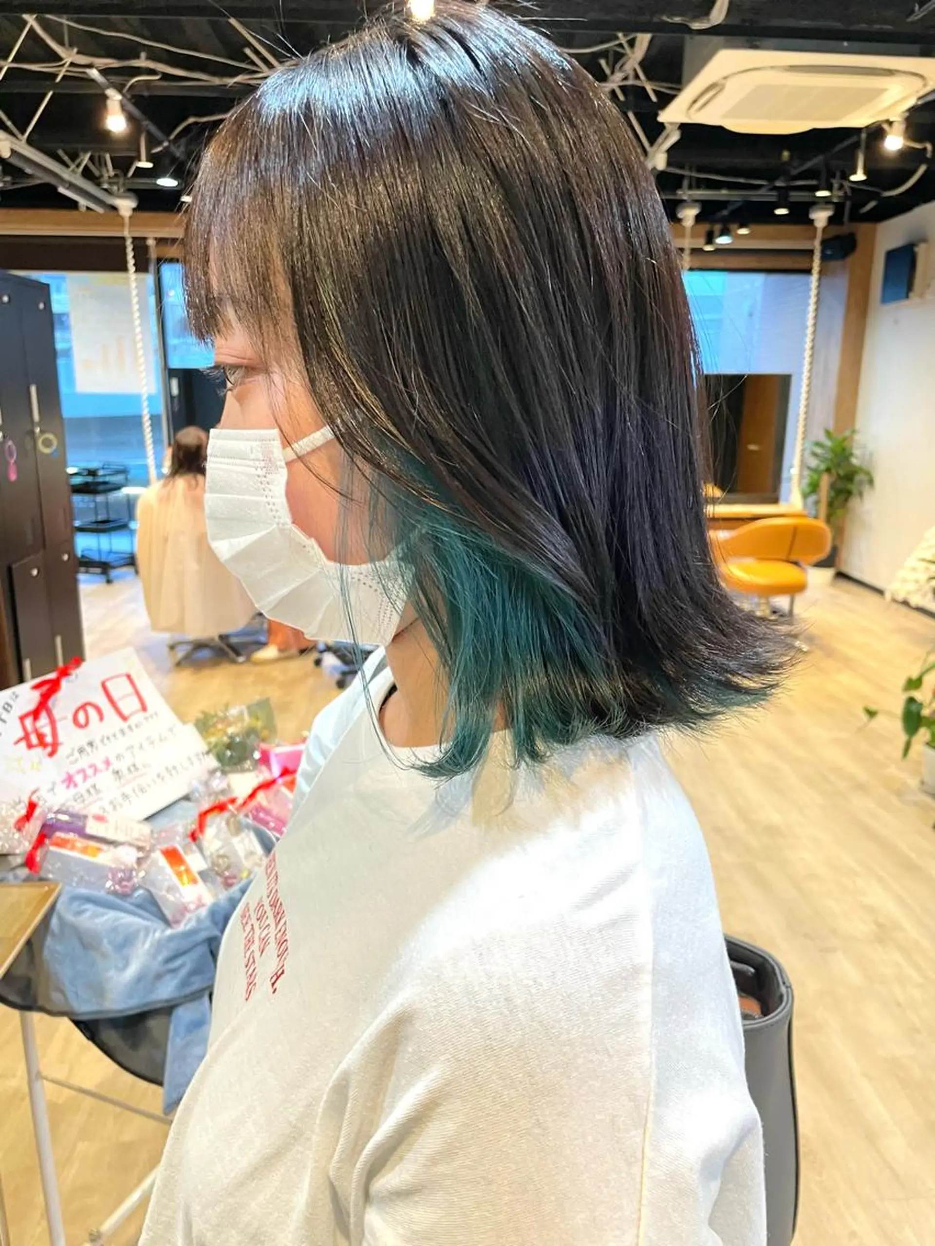 ミディアム カラー ヘアカラー 髪質改善/ブリーチ 田代 龍我のヘアスタイル