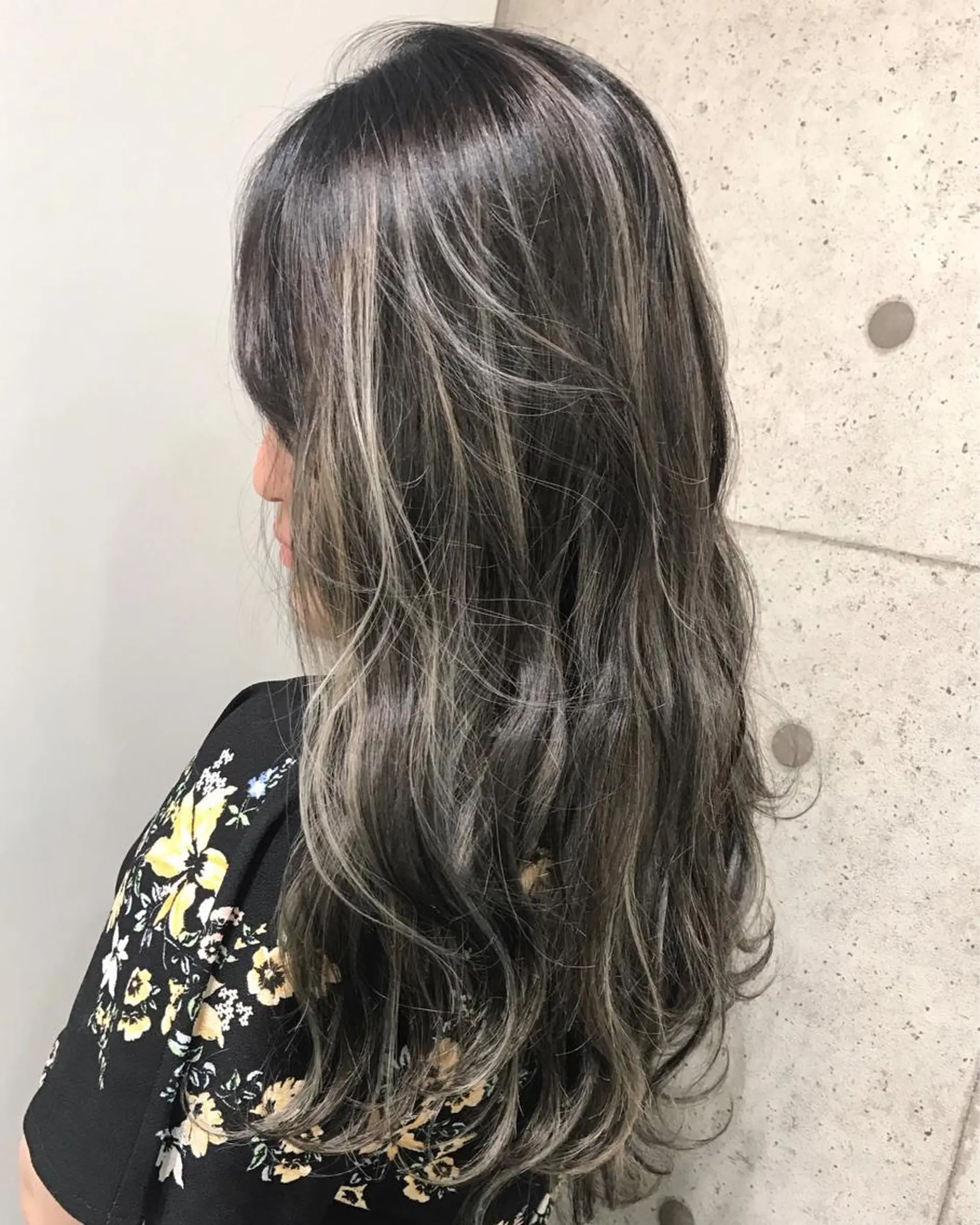 ロング カラー ヘアアレンジ ヘアカラー トリートメント BANK'S hair所属・💐ケラチン 髪質改善寺坂雄飛💐のヘアスタイル