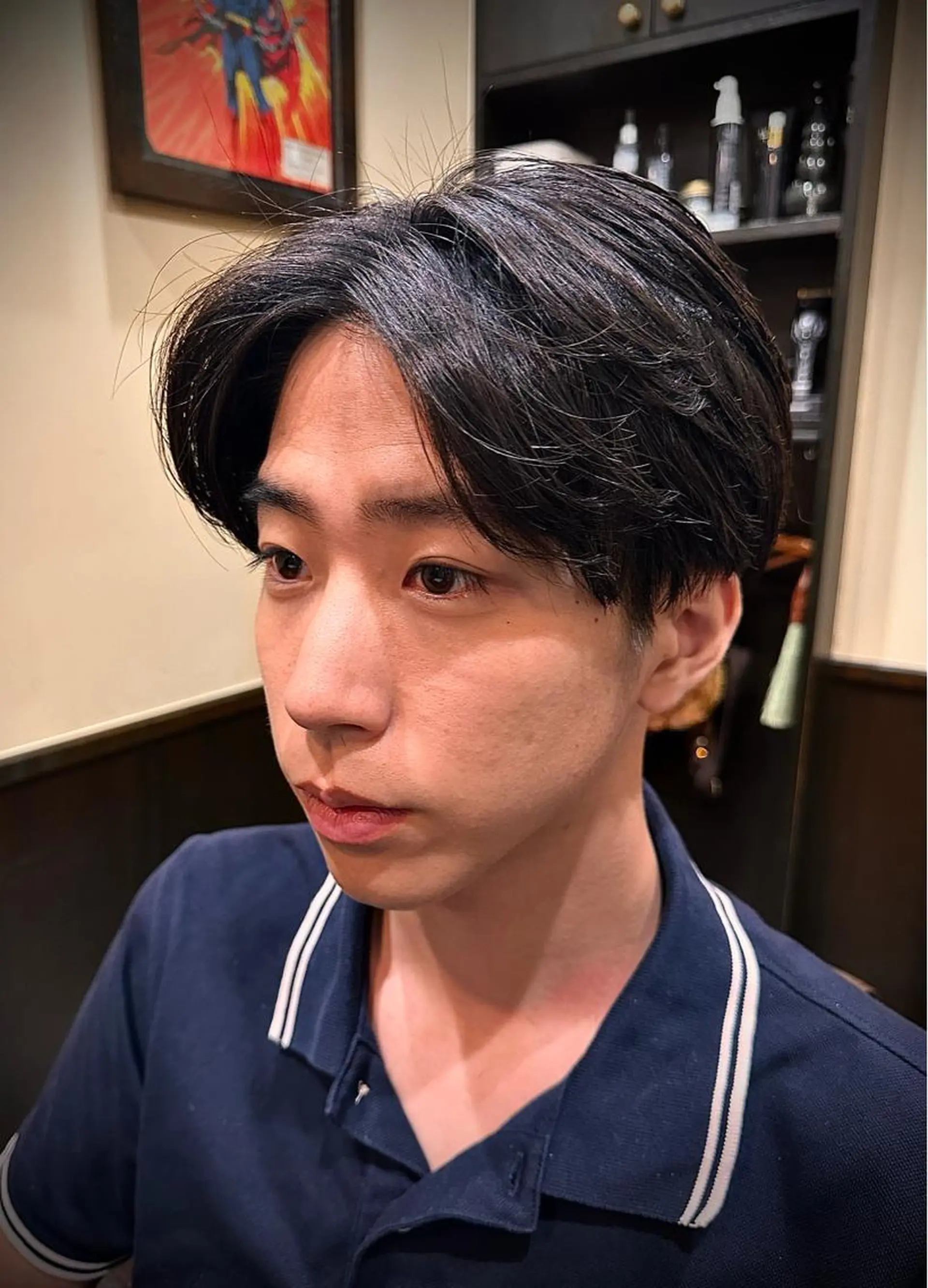 パーマ ニュアンスパーマ ヒロ銀座/大槻 湧也のヘアスタイル