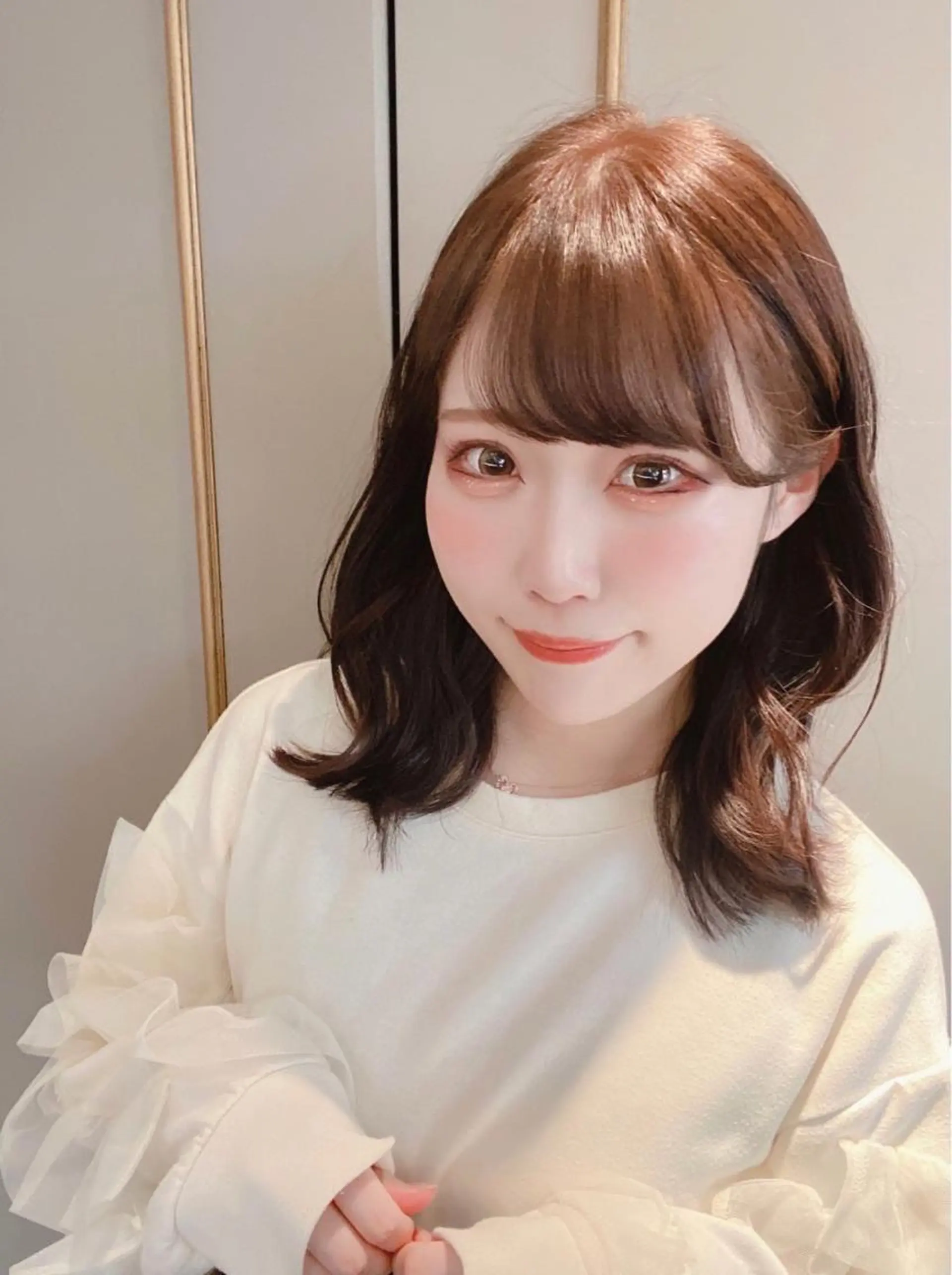 ミディアム 髪質改善＆縮毛矯正専門店LAMRON所属・☁究極自然な縮毛矯正 ︎︎☁横山寛人︎︎☁のヘアスタイル