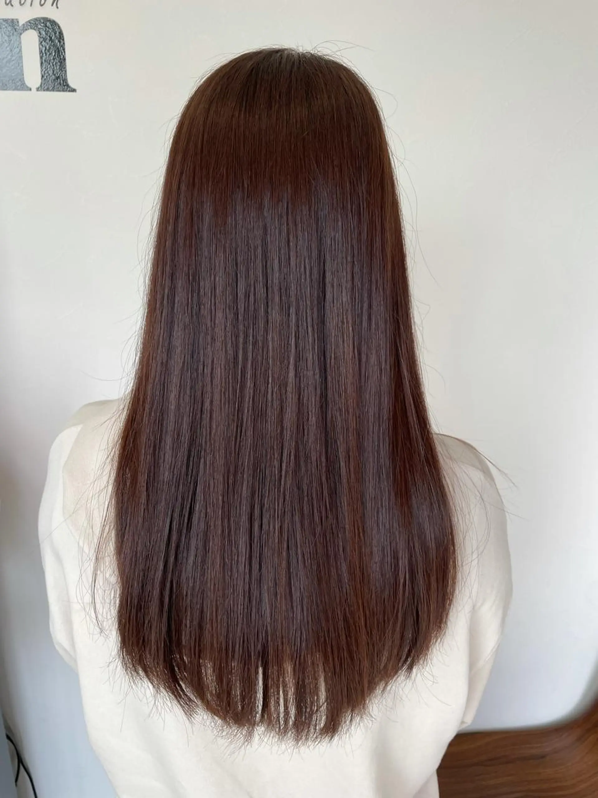 ロング 縮毛矯正 HairandRelaxation Jinn所属・高崎 絵里子のヘアスタイル