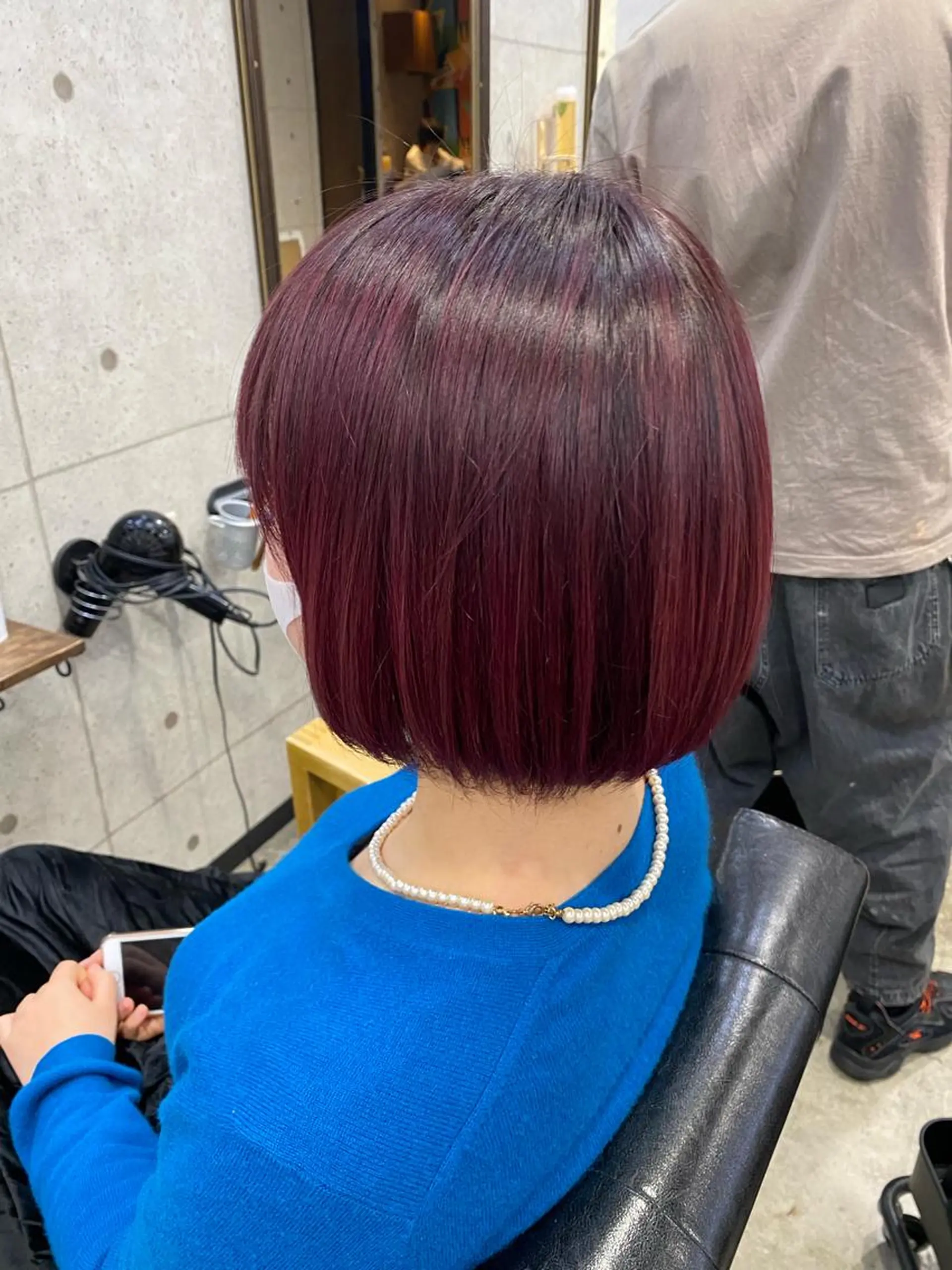 ショート カラー ボブ 遠藤沙也加 /レイヤーカットのヘアスタイル