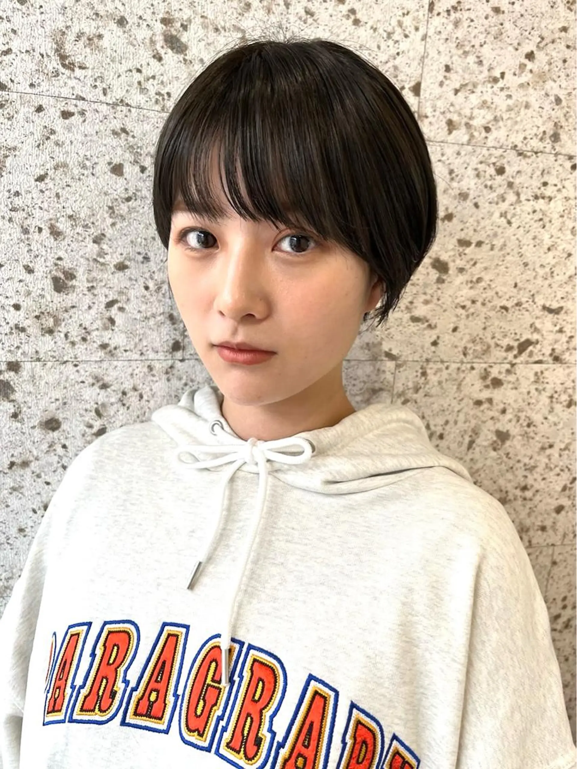 ショート カラー バレイヤージュ ブリーチ ケアブリーチ ハイライトカラー インナーカラー カット トリートメント lani 天神大名/ブリーチのヘアスタイル
