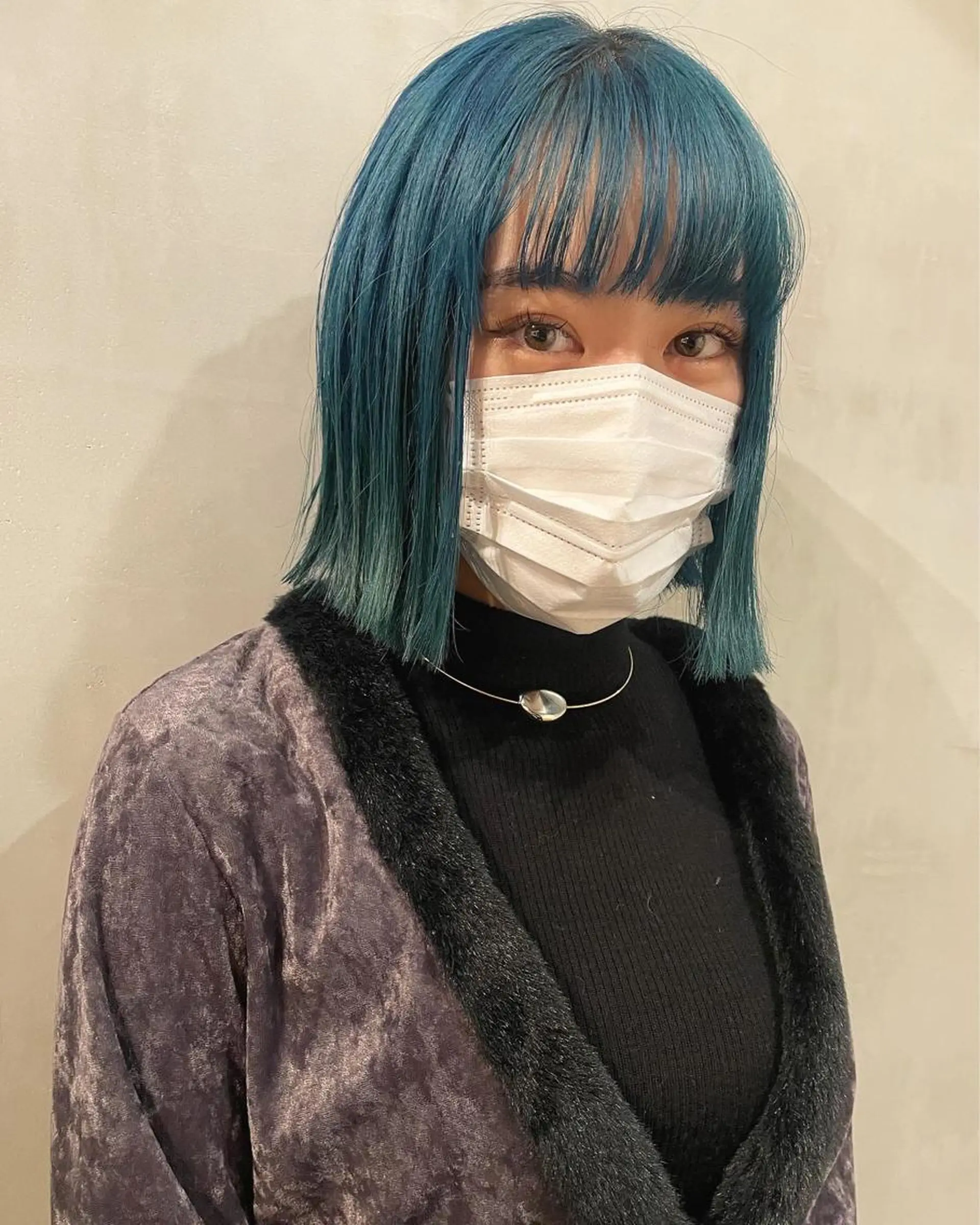 ミディアム カラー ヘアカラー トリートメント 優 作のヘアスタイル