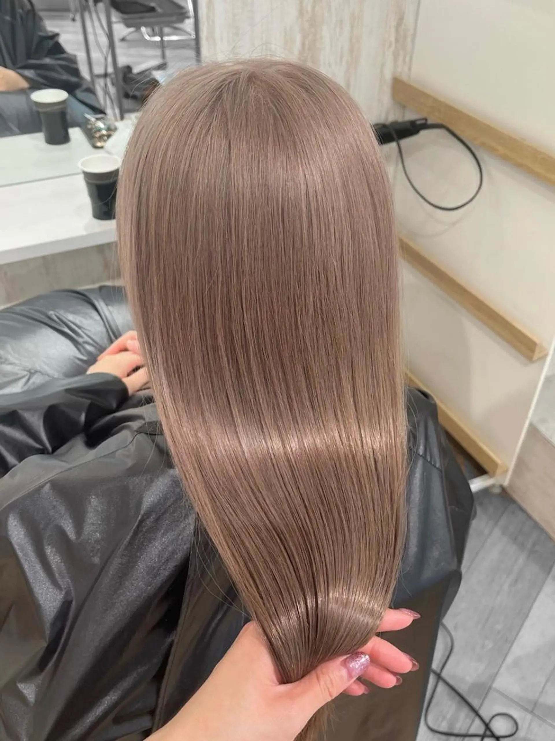 ロング カラー 🤎HAZUKI🤎 ハイトーン✨エクステのヘアスタイル