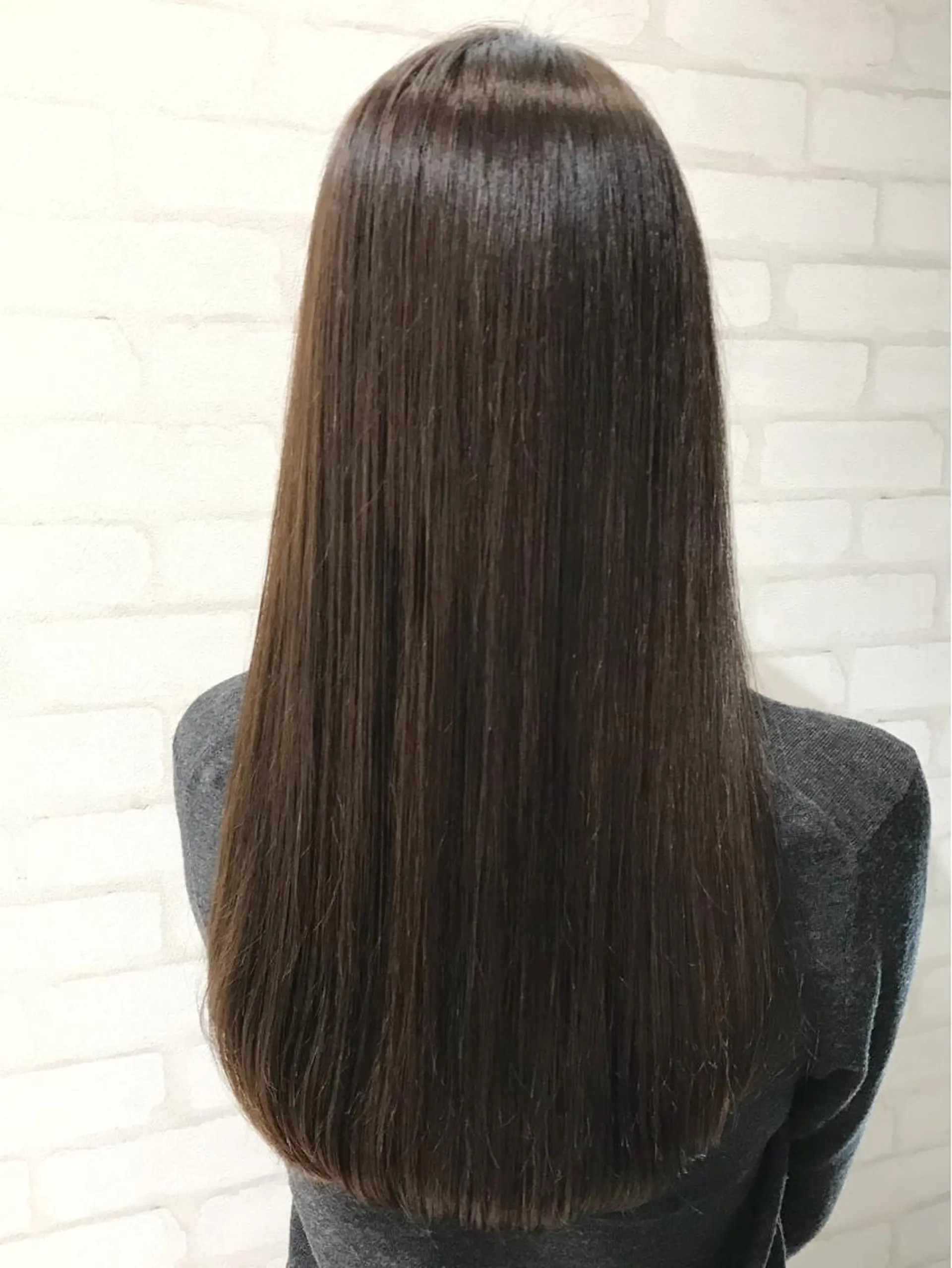 ロング パーマ 髪質改善 カット 縮毛矯正 高木 麻知子のヘアスタイル