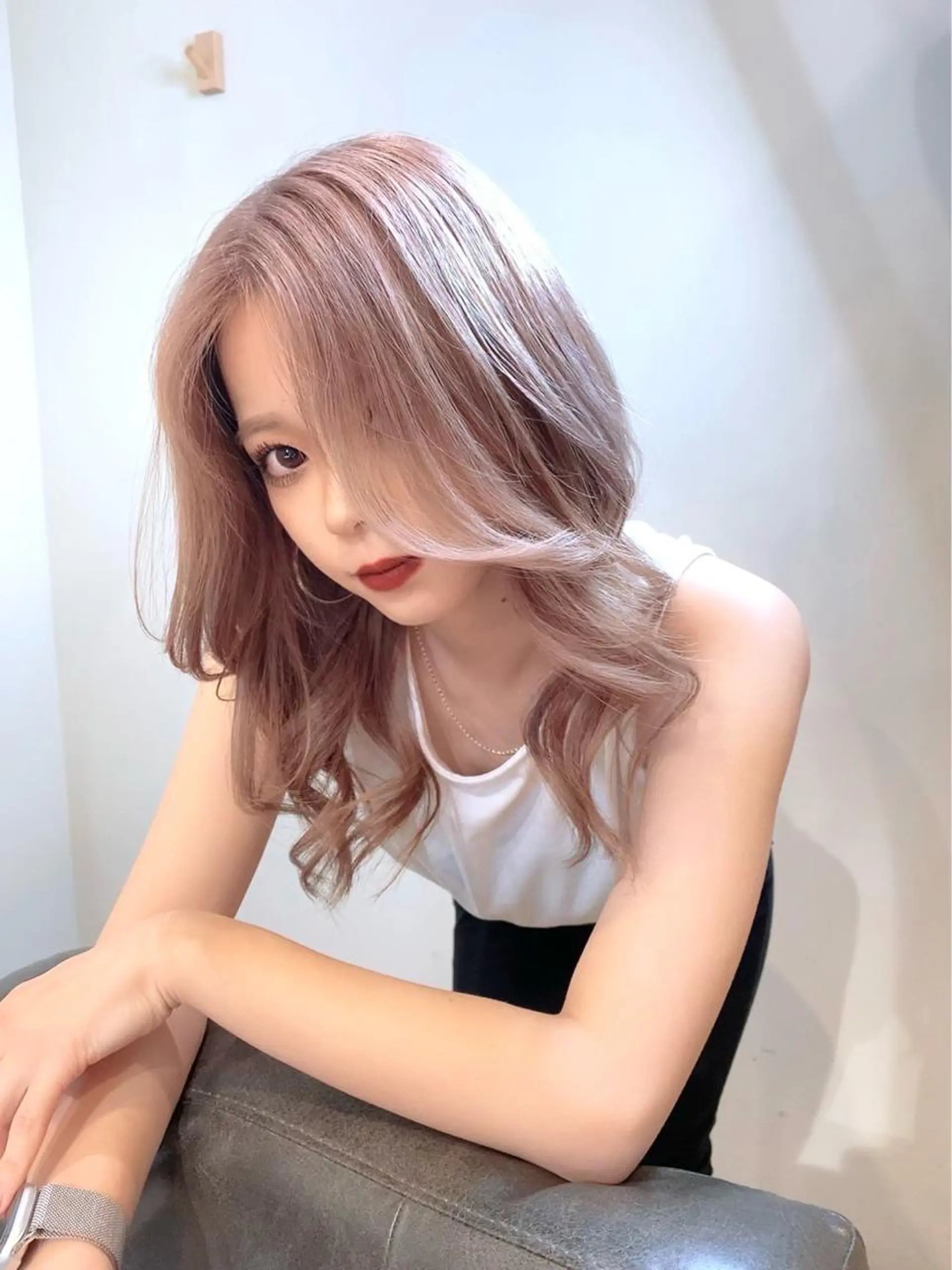 ロング カラー RIRŪA所属・プルシールエクステ ちゃきのヘアスタイル