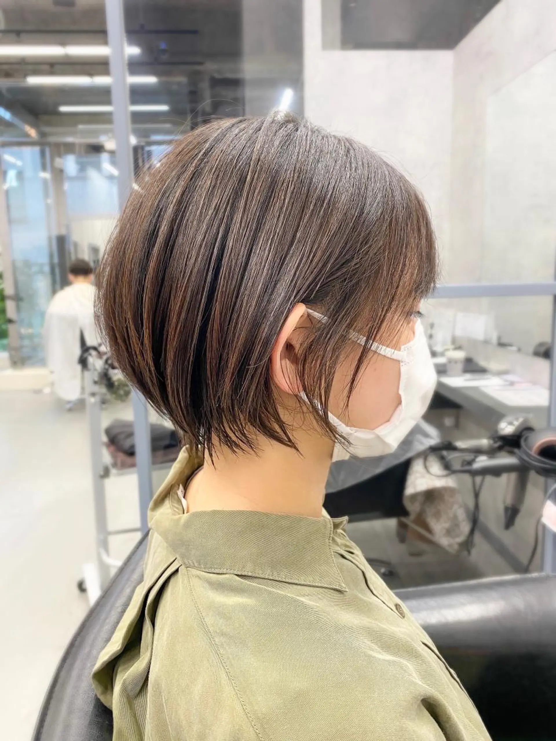 ショート カラー パーマ ヘアアレンジ メンズ キッズ ネイル マツエク・マツパ カット トリートメント modek's tokyo所属・ショートボブデザイン ☺︎shunのヘアスタイル