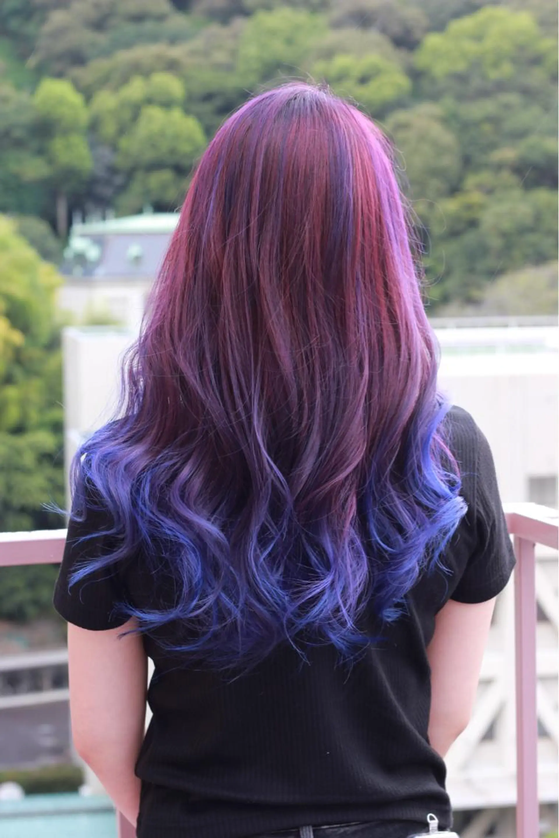 ロング カラー ラベンダーカラー パープルカラー ヘアカラー Viage （ビアージュ）のヘアスタイル
