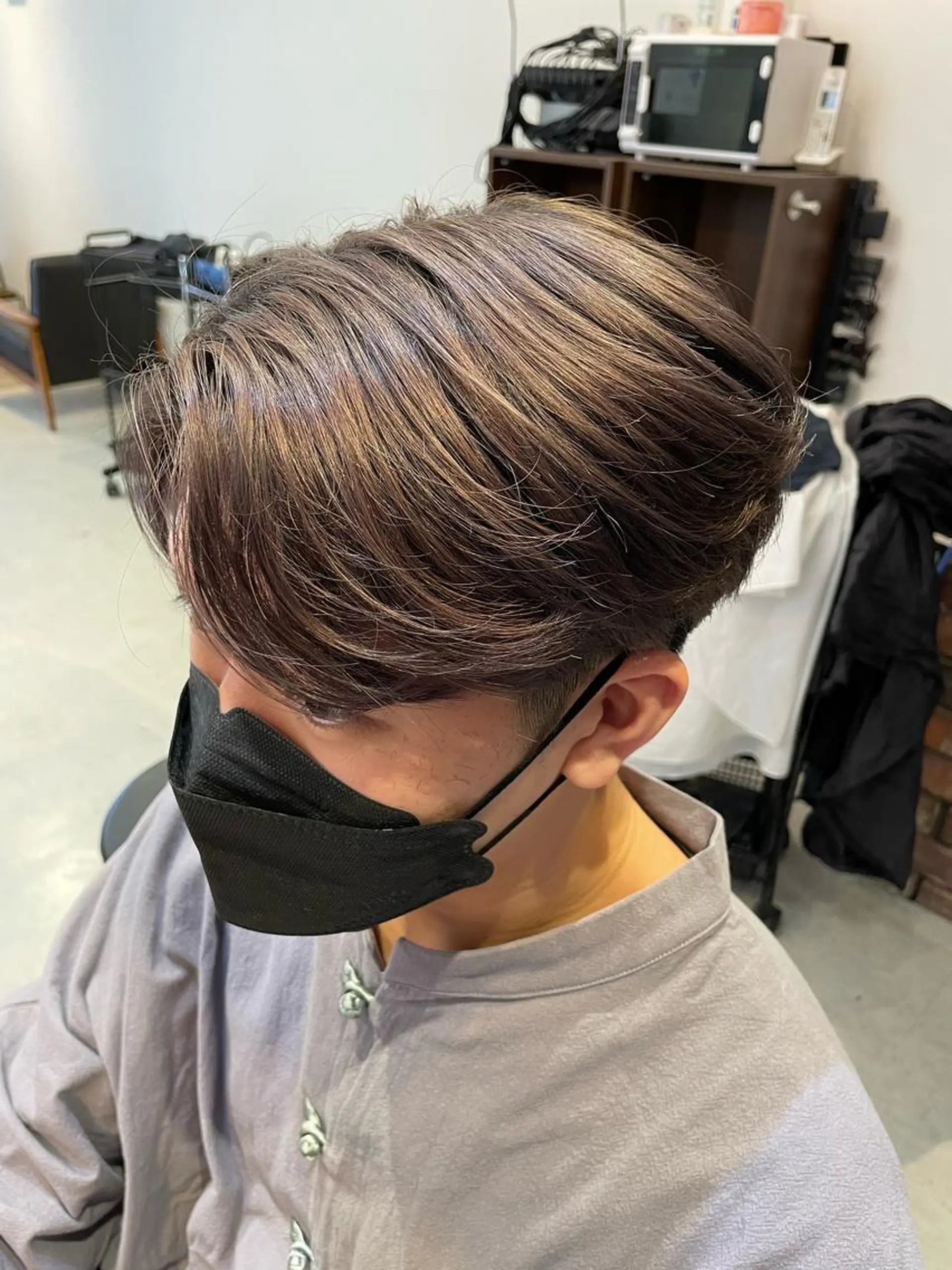 メンズ カット ヘアカラー 野村 俊太のヘアスタイル