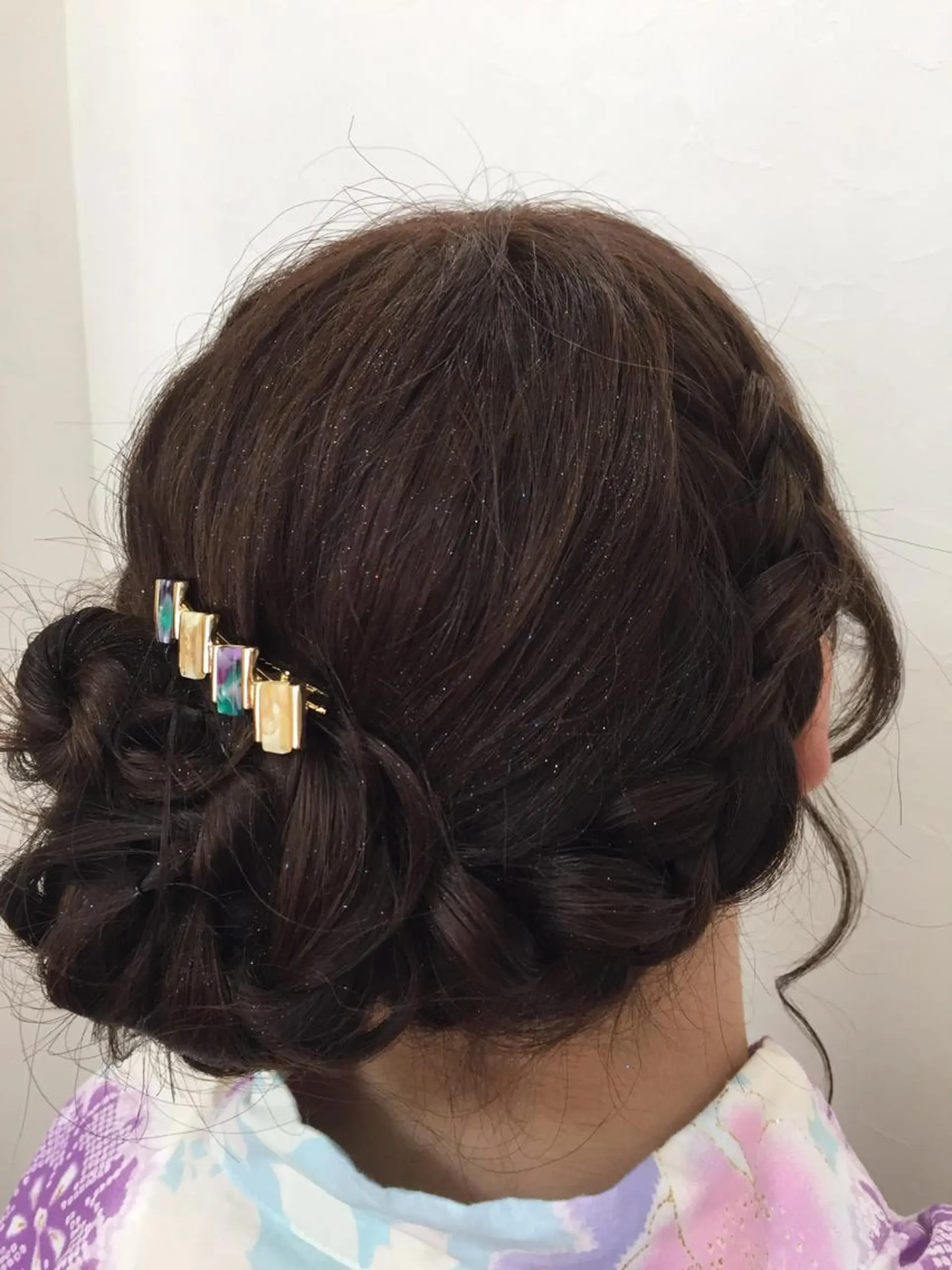 ヘアアレンジ 浴衣 根岸 真奈美のヘアスタイル