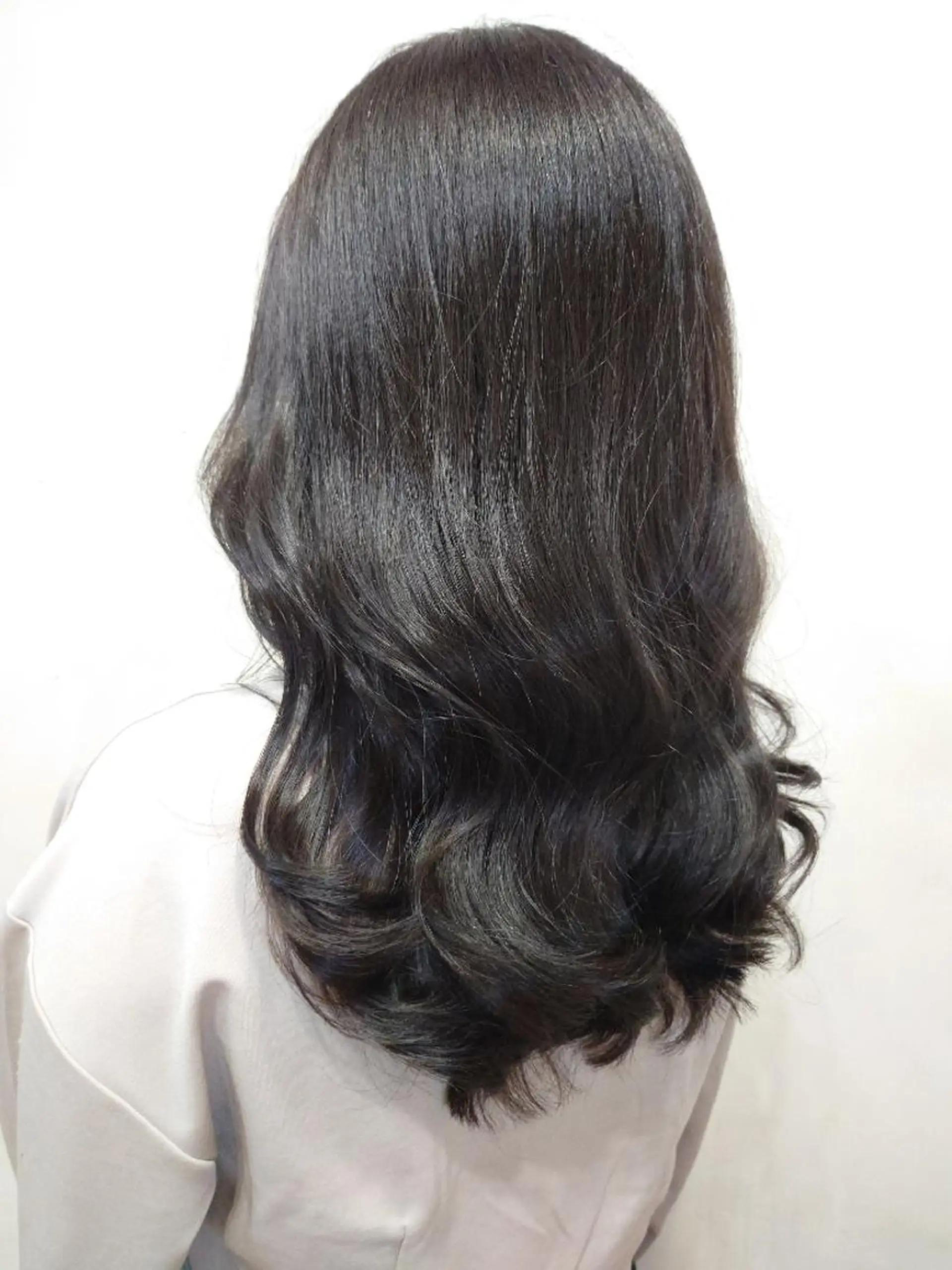 セミロング カット ヘアカラー ブリーチ／ 髪質改善／ＲＹＯのヘアスタイル