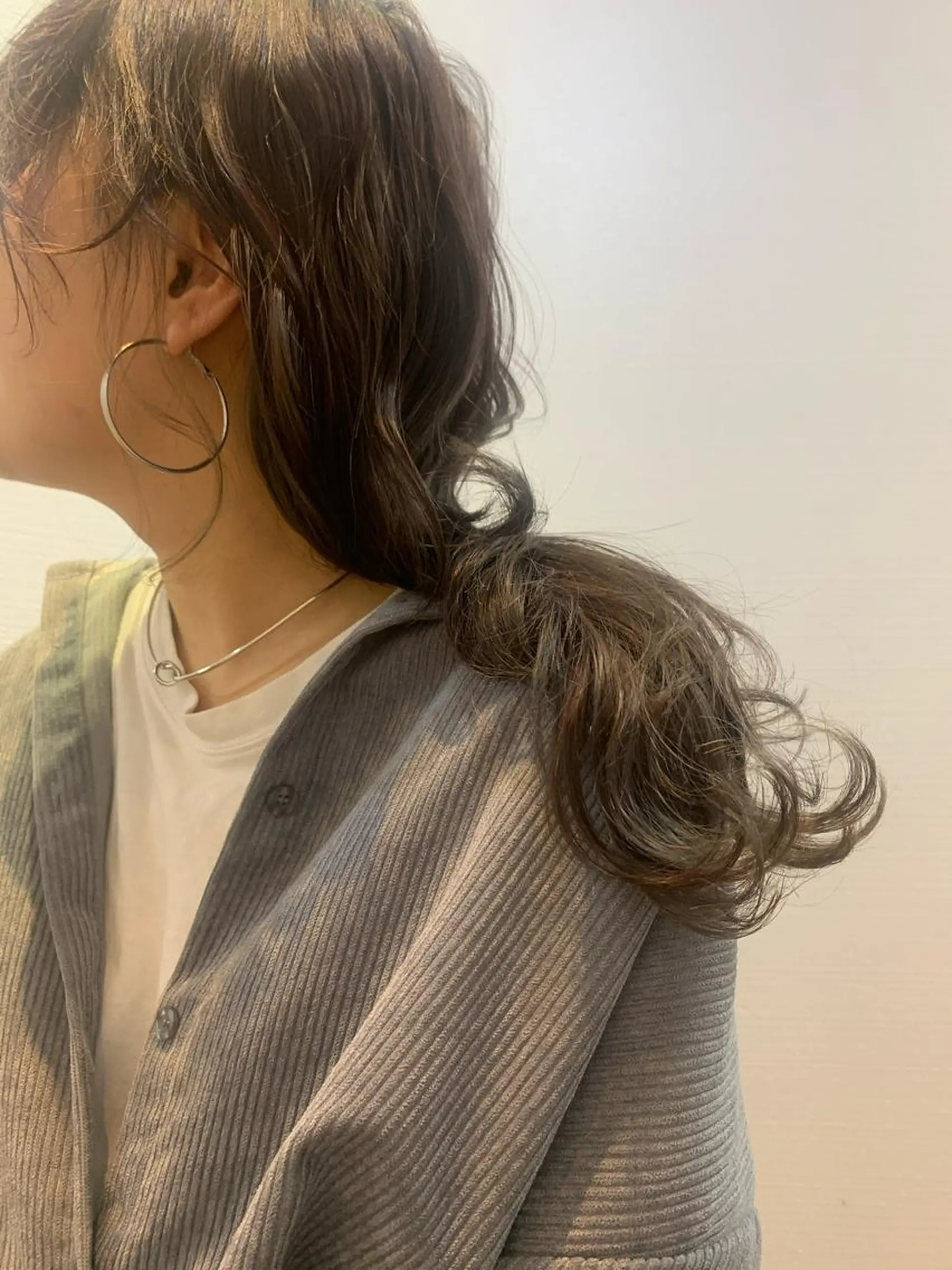ロング カラー ハイライトカラー ラベンダーカラー ハイライト カット ヘアカラー トリートメント 【Uneユヌ】菊地 春那のヘアスタイル