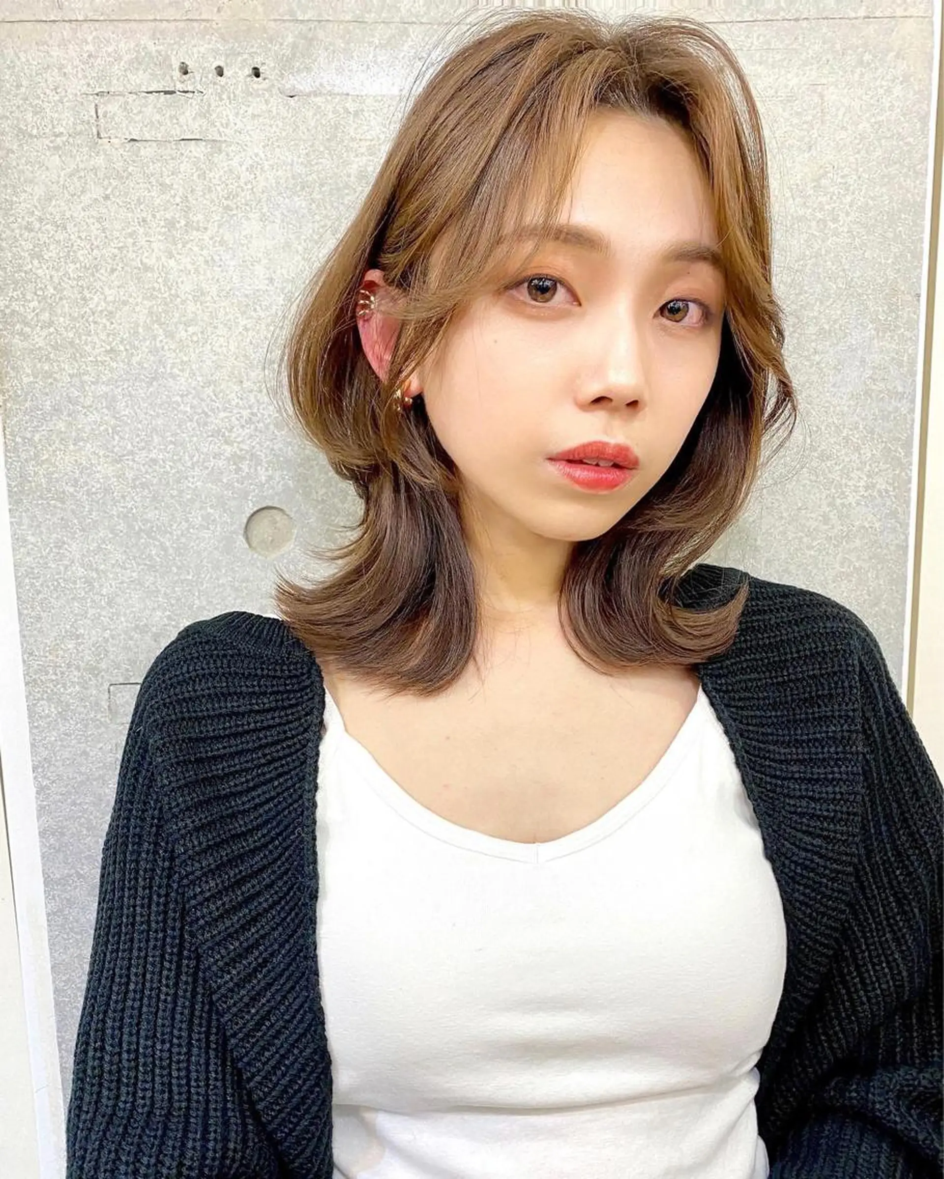 ミディアム 似合わせレイヤー 🇰🇷荒木洋文のヘアスタイル