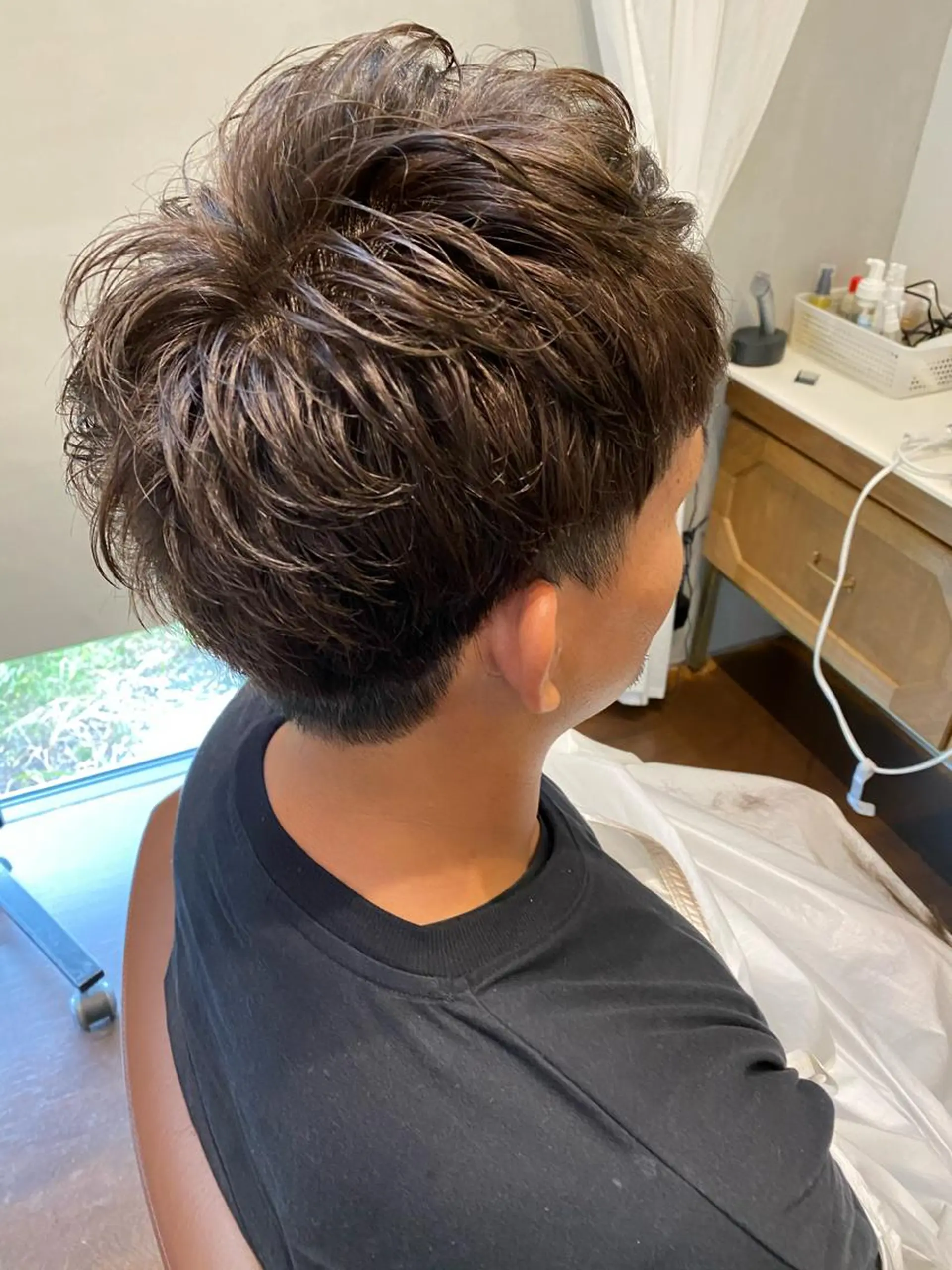 パーマ メンズ DEEokazaki kobayashiのヘアスタイル