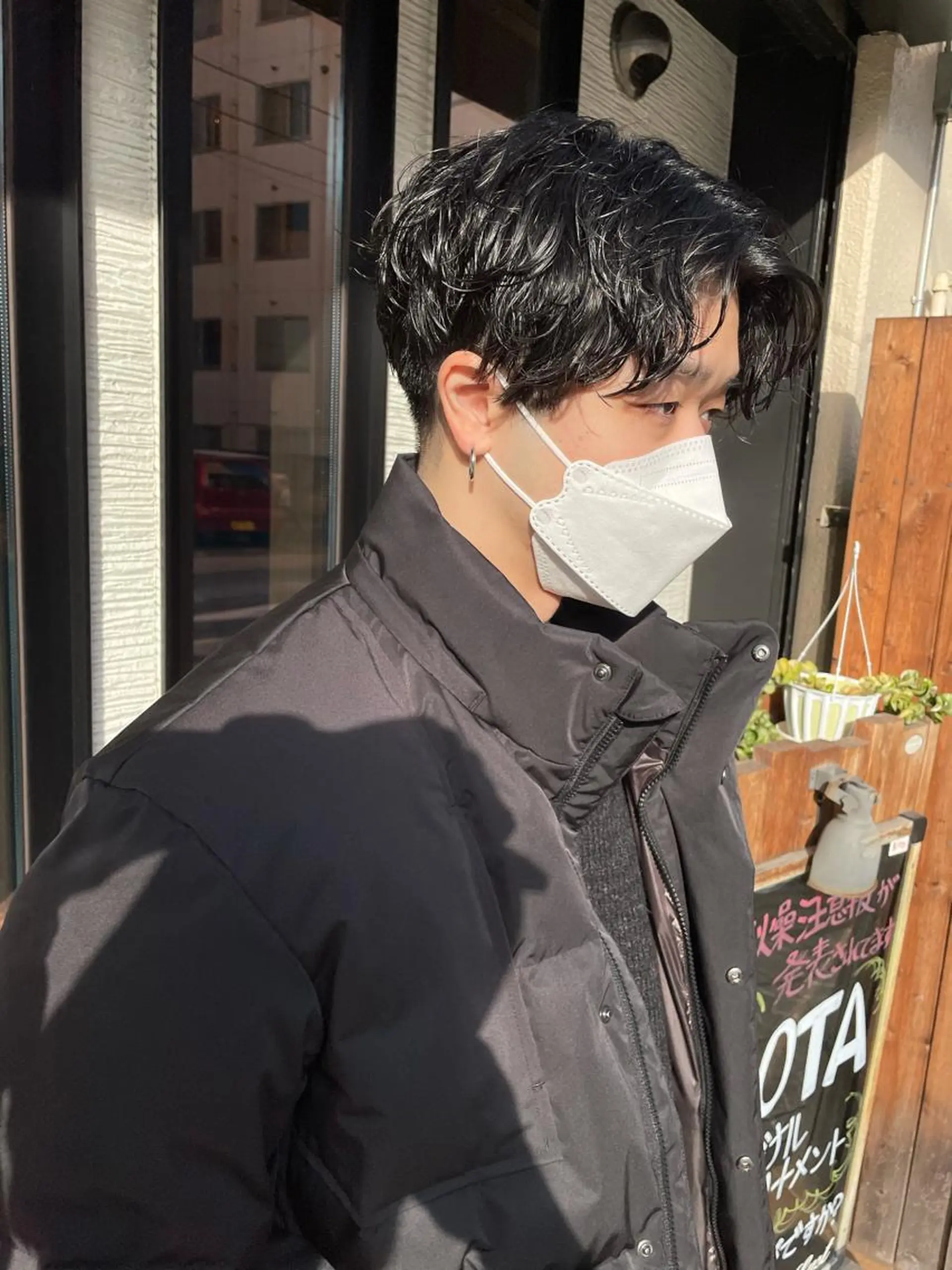 パーマ メンズ ニュアンスパーマ yoshi (高橋福博)のヘアスタイル