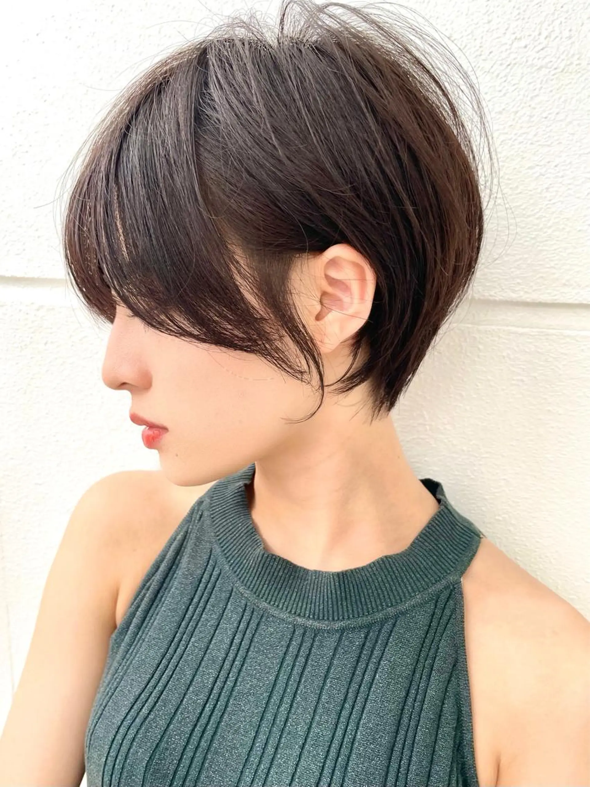 ショート カラー カット ヘアカラー 【韓国　レイヤー 髪質改善✨】かずのヘアスタイル