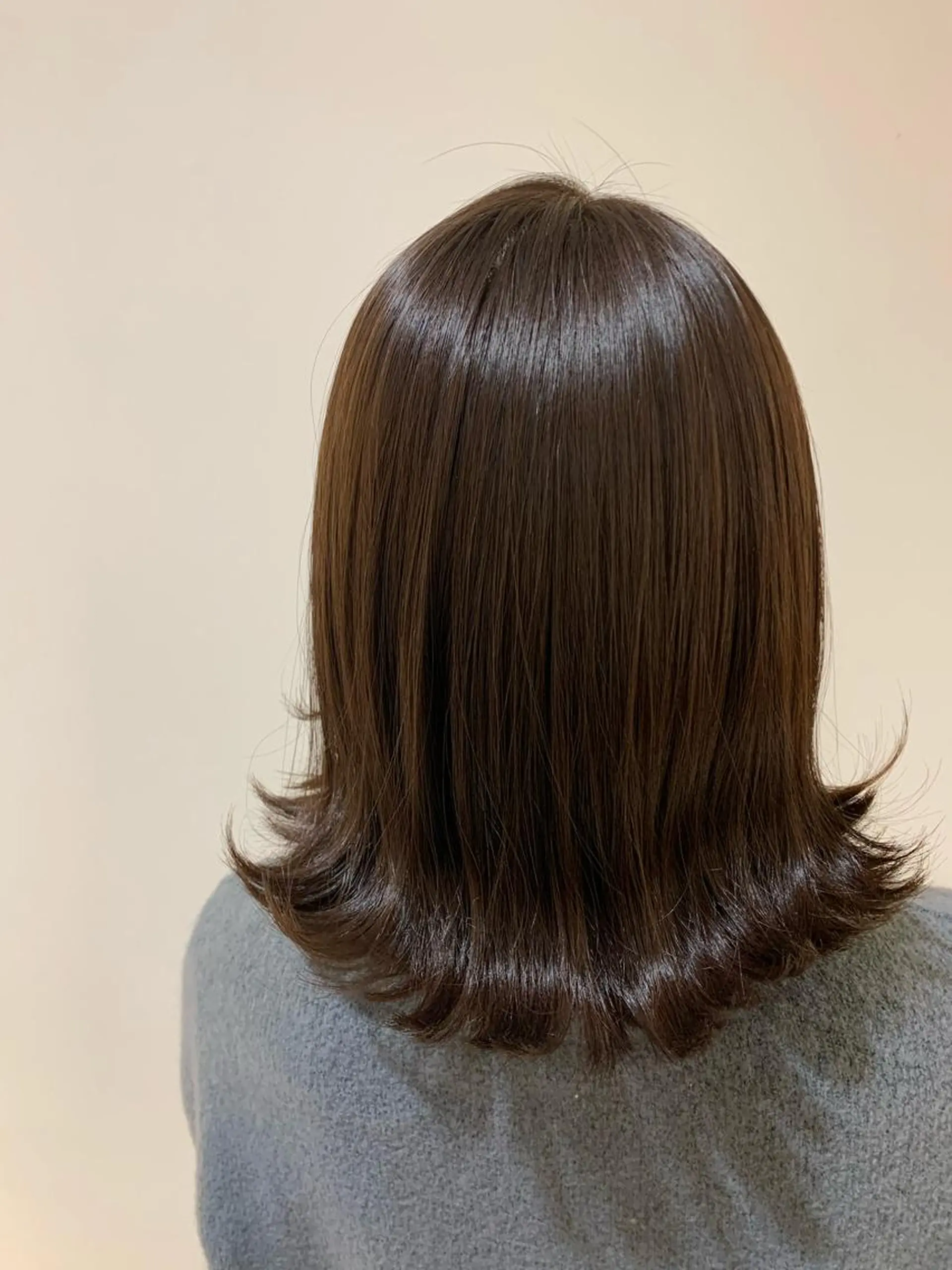 ミディアム カラー 🍓韓国ヘア レイヤ ーカット🍓笠原 葵のヘアスタイル