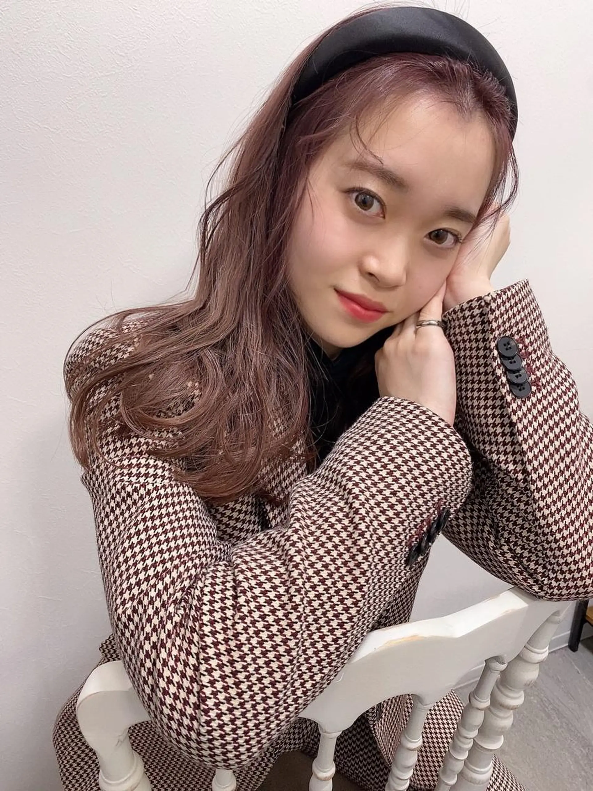 セミロング ヘアアレンジ カチューシャ ♡manami ♡のヘアスタイル