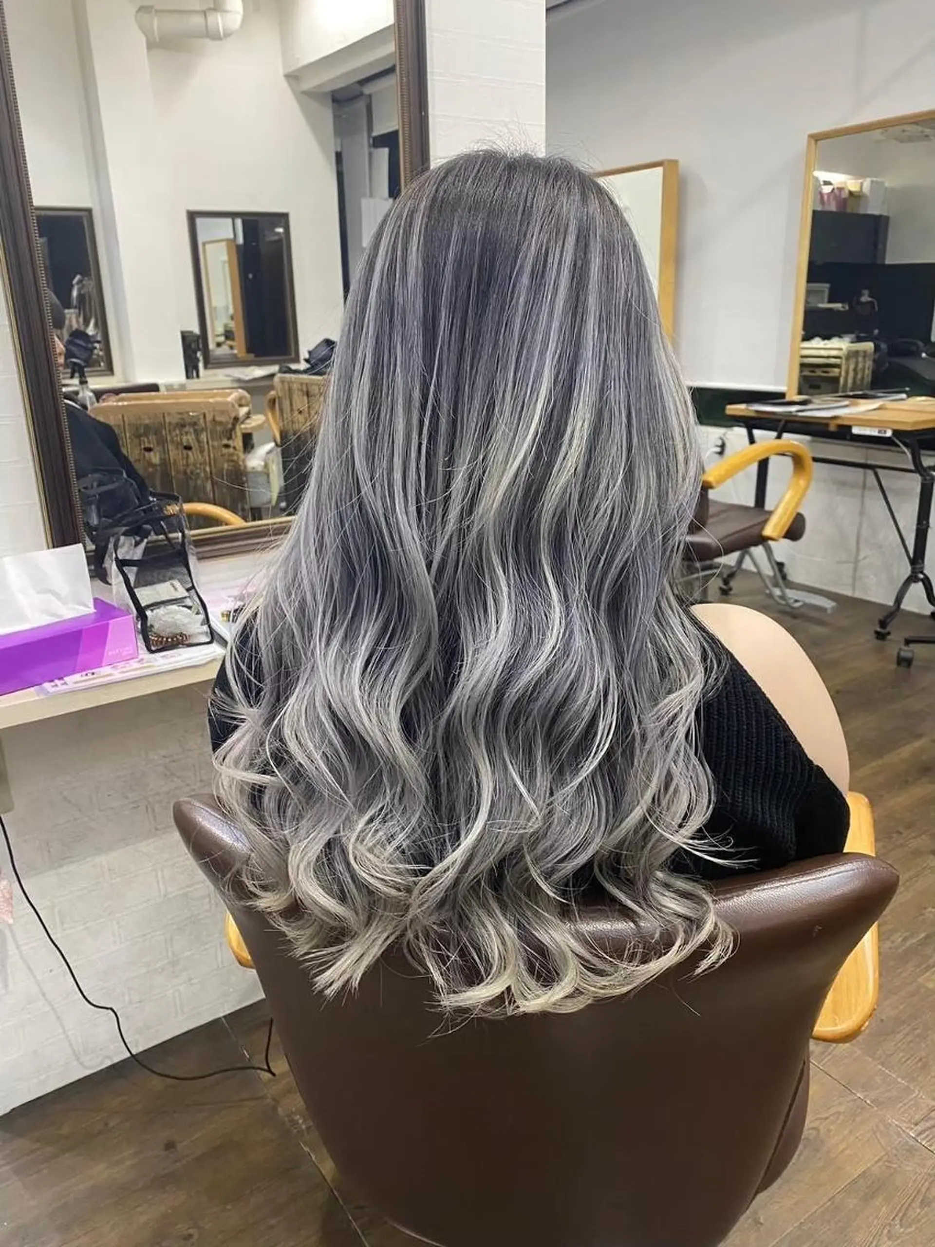 カラー Daisy🎀透け感 カラー🎀JUNAのヘアスタイル