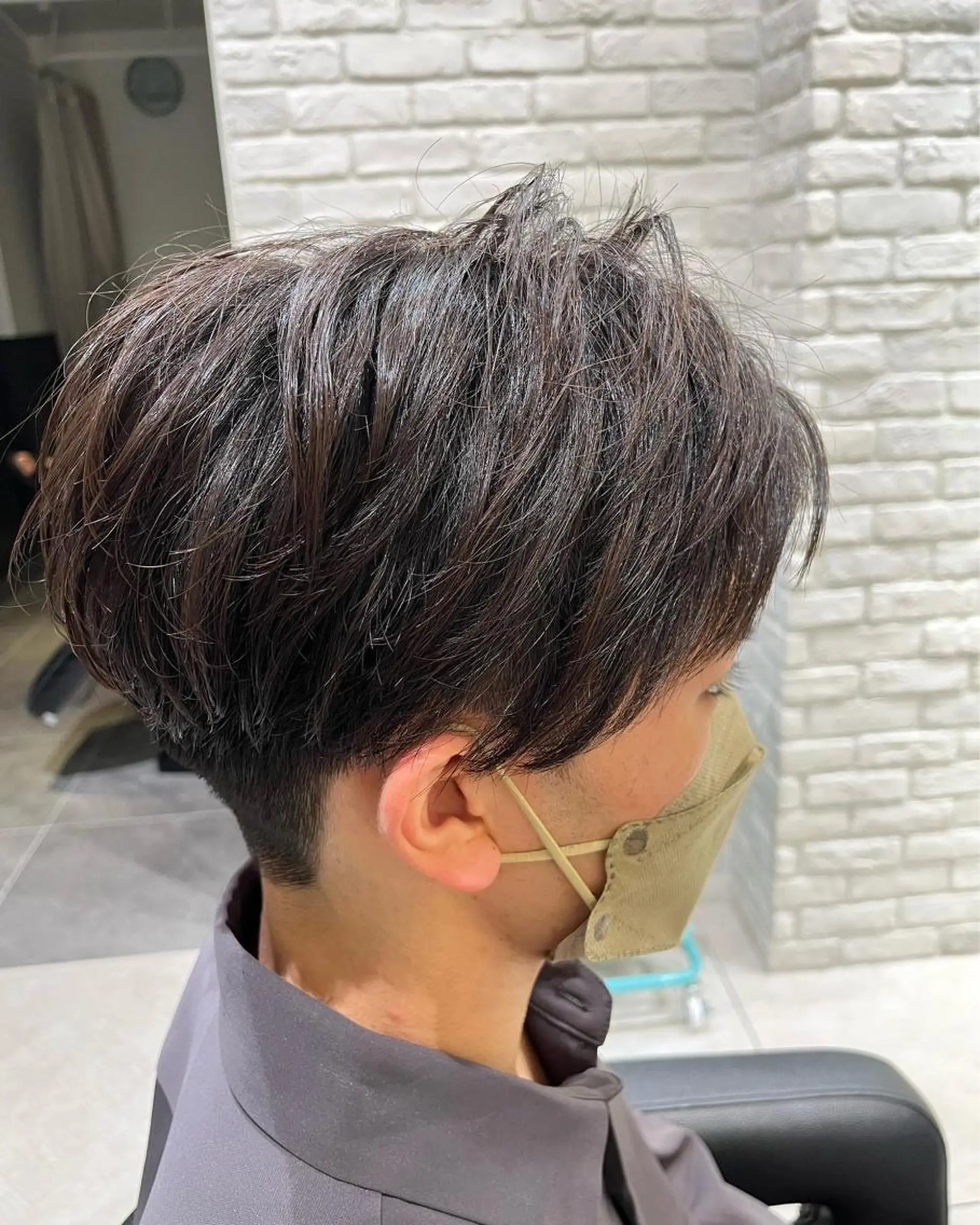 ショート パーマ メンズ 🥇メンズ特化 伊東輝のヘアスタイル