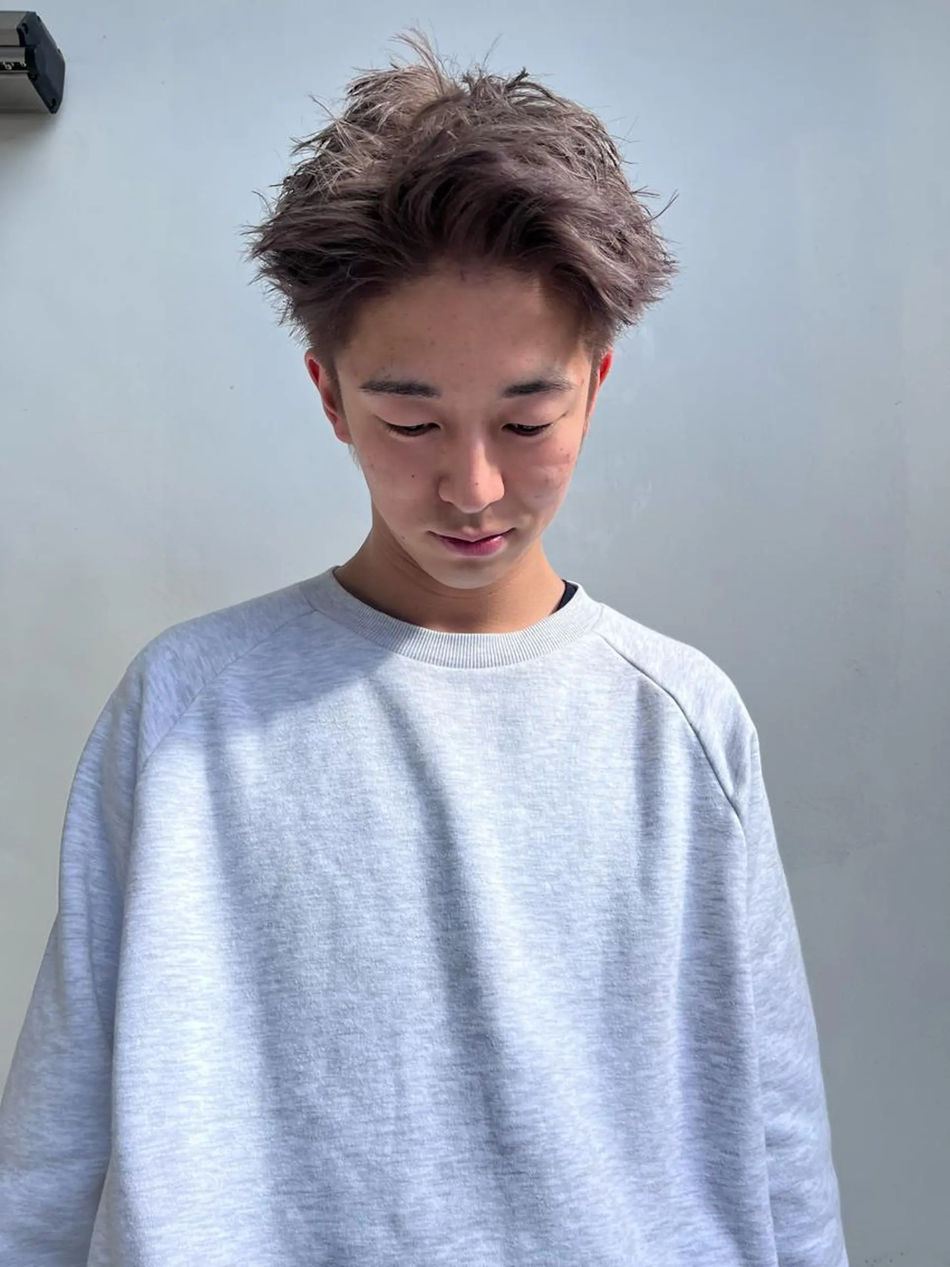 ショート カラー メンズ カット ヘアカラー トリートメント トレンドヘア◎ 店長　清原佑太のヘアスタイル