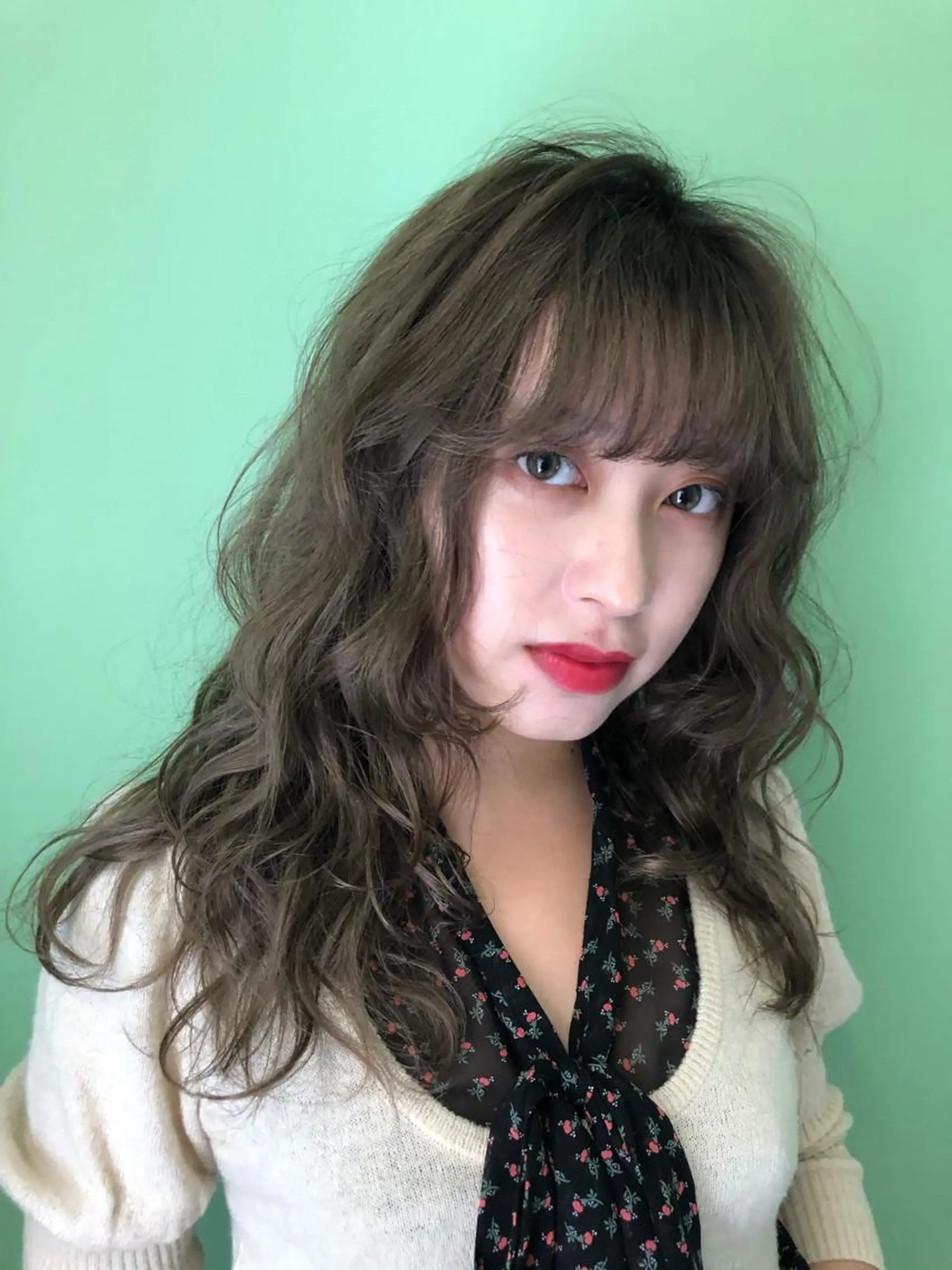 セミロング カラー yuuna/ ハッシュカット🎀のヘアスタイル