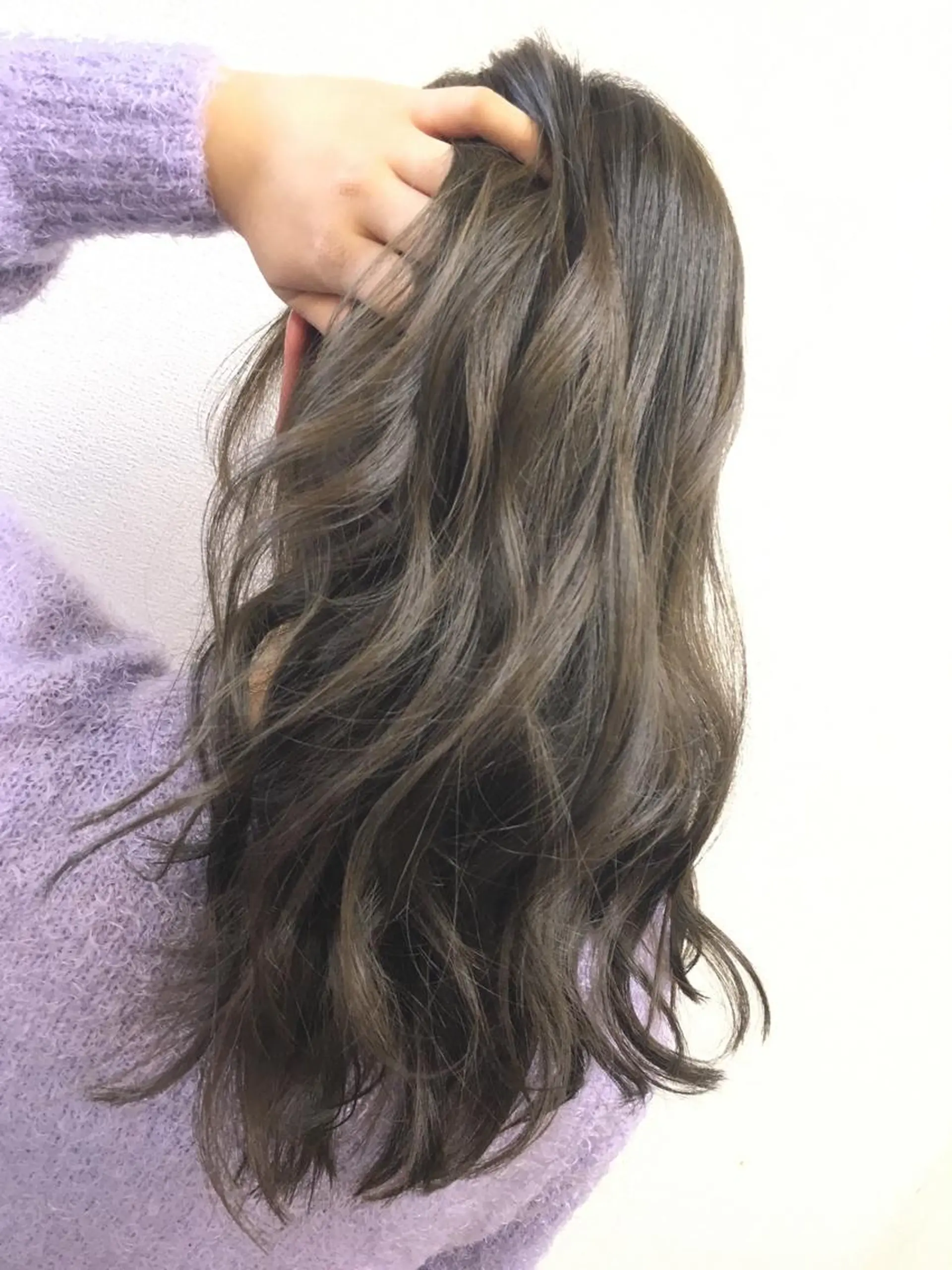 セミロング カラー PALETTE(パレット)所属・SHIORI💜艶々 柔らかカラーへ💜のヘアスタイル