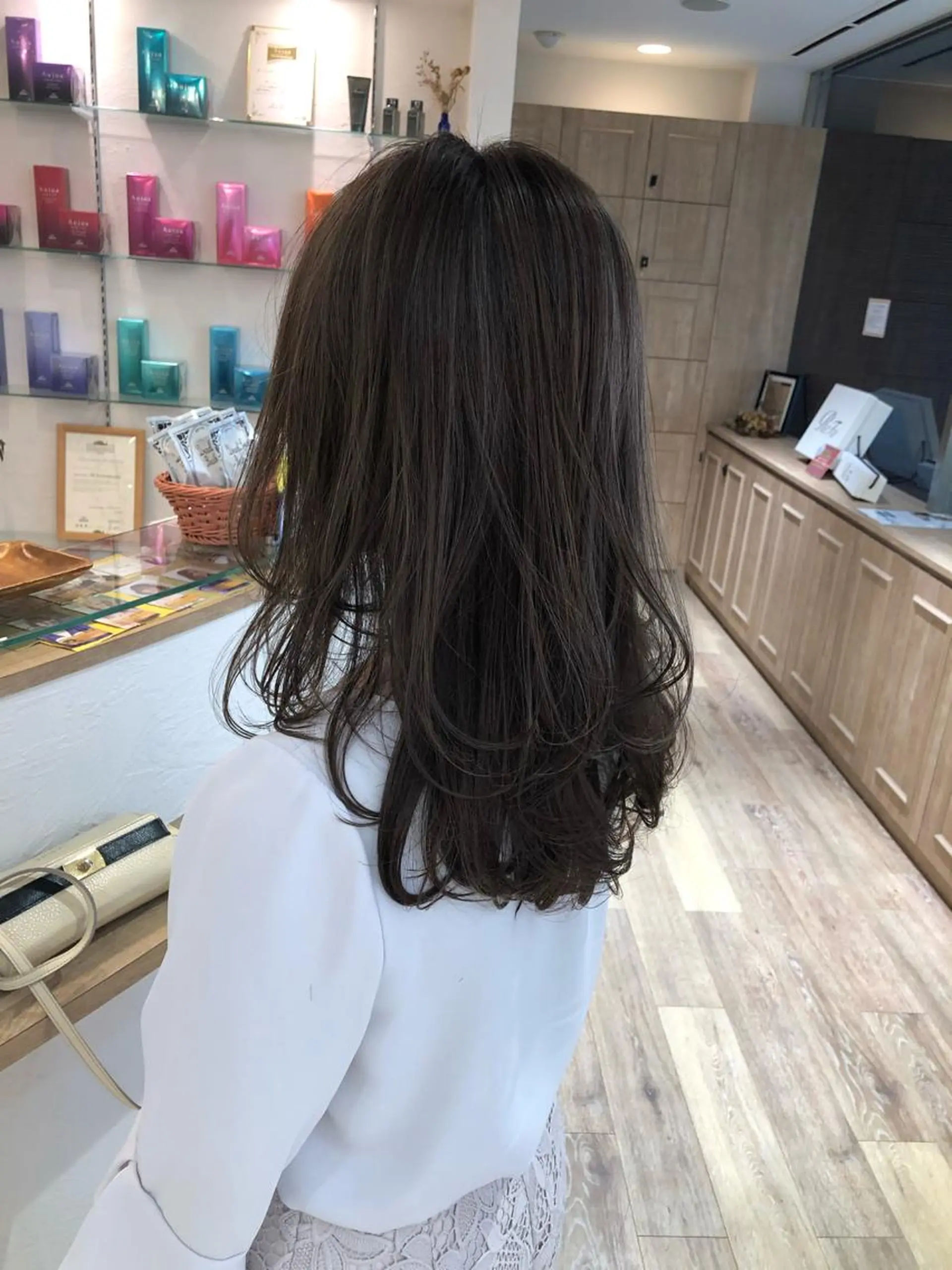 セミロング カラー 🍀褒められヘア🍀 松尾舜のヘアスタイル