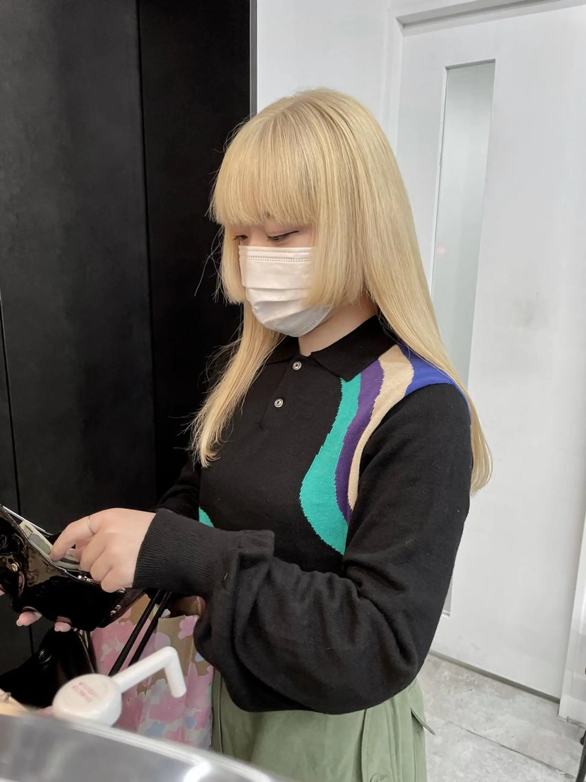 ロング カラー ボブ・ウルフカット TAIGAのヘアスタイル