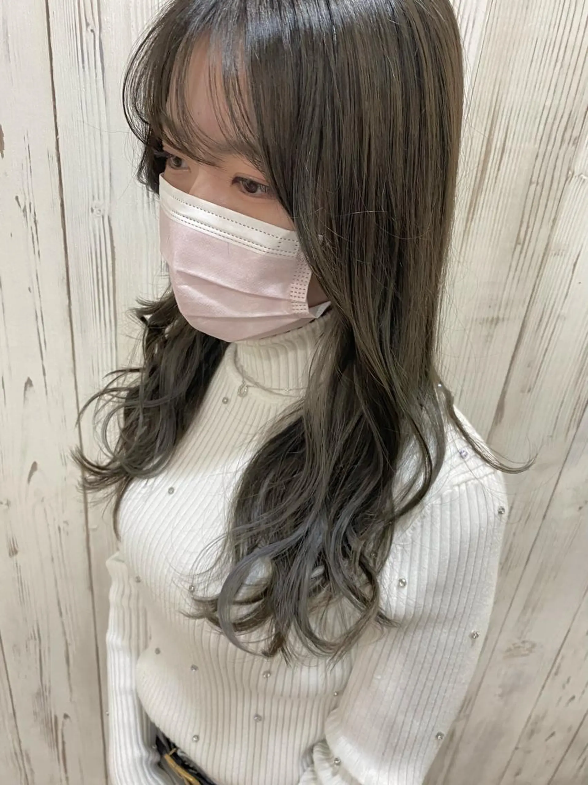 ロング カラー ヘアアレンジ ネイル アディクシーカラー ブリーチ 透明感カラー エドルカラー ハイライトカラー reverie【レヴリー】所属・夜20時から限定2組 reverieあきらのヘアスタイル