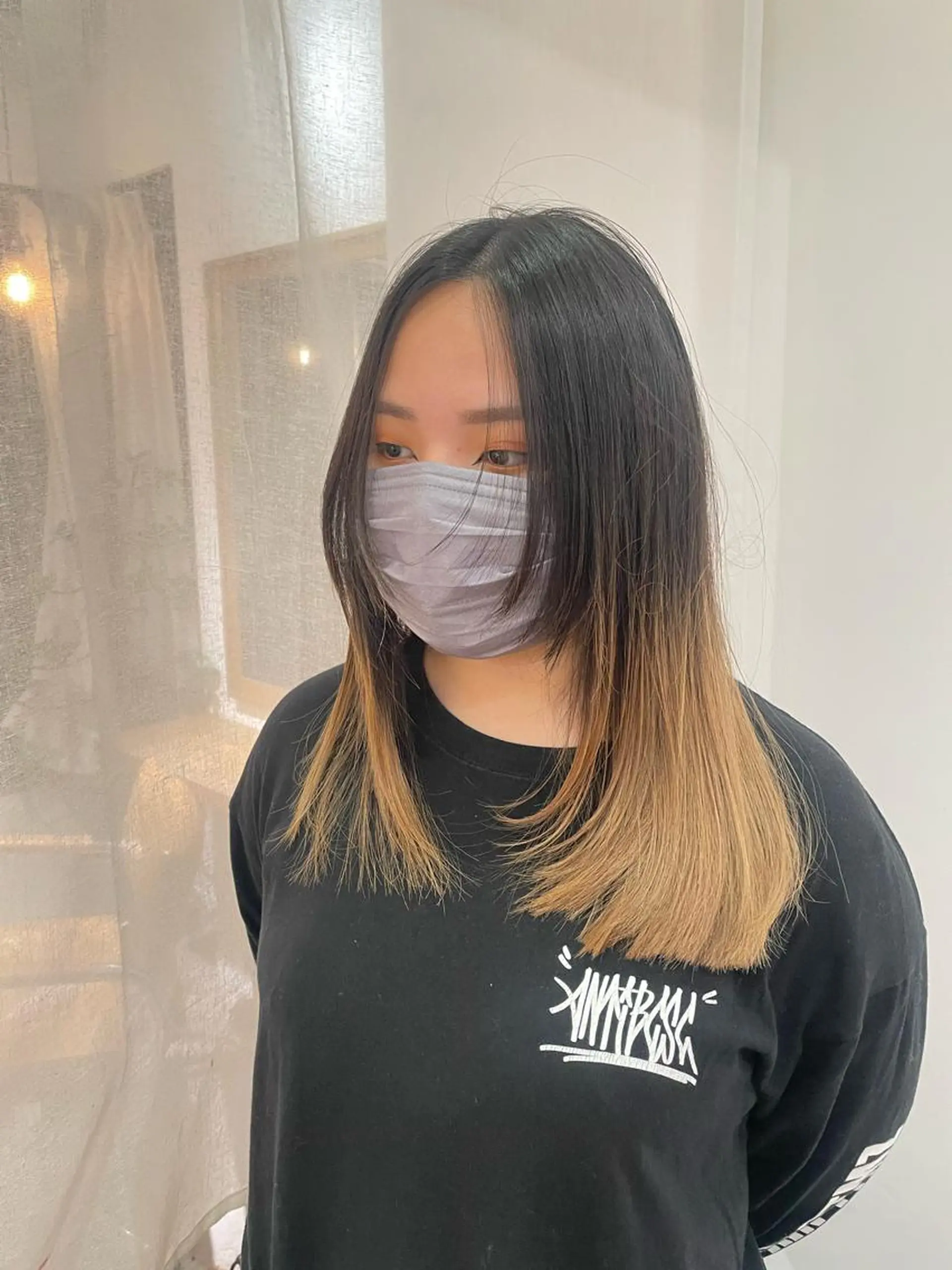 ロング レイヤーカット ロング LOREN/ miuのヘアスタイル