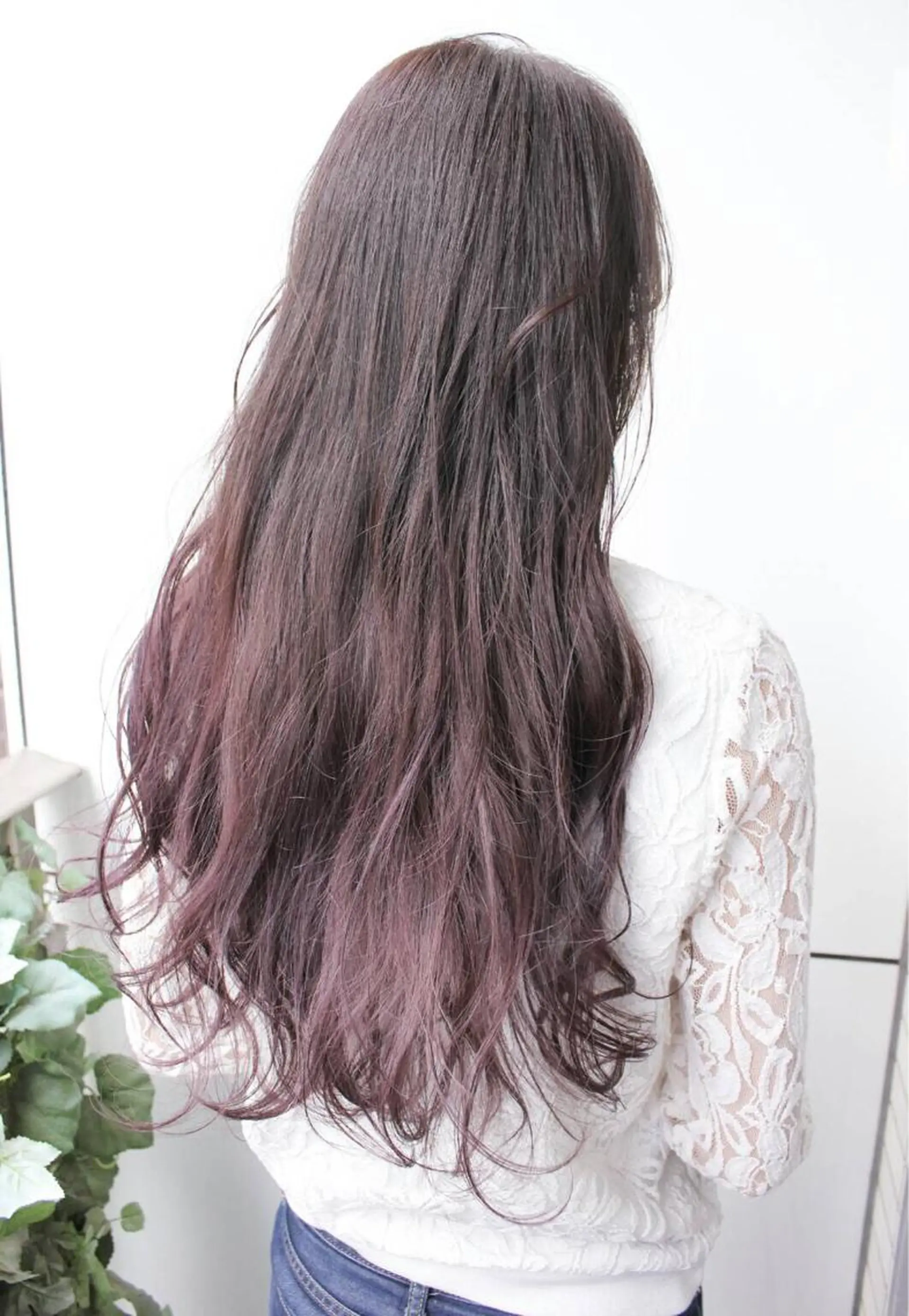 ロング カラー ヘアアレンジ グラデーションカラー ピンクカラー ピンクパープル パープルカラー 🌈髪質改善💕 縮毛矯正✨青木まで✨のヘアスタイル