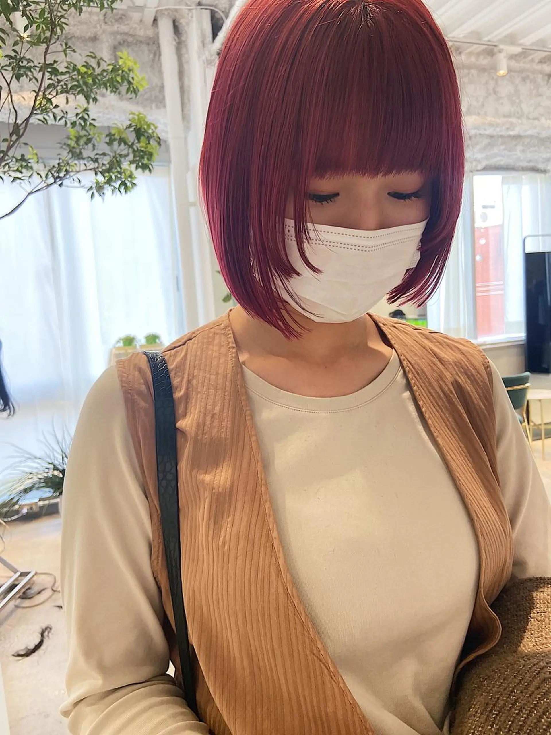 ショート カラー ピンクカラー ウルフカット ヘアカラー STAN WOOD所属・似合わせcut 🔥yutakaのヘアスタイル