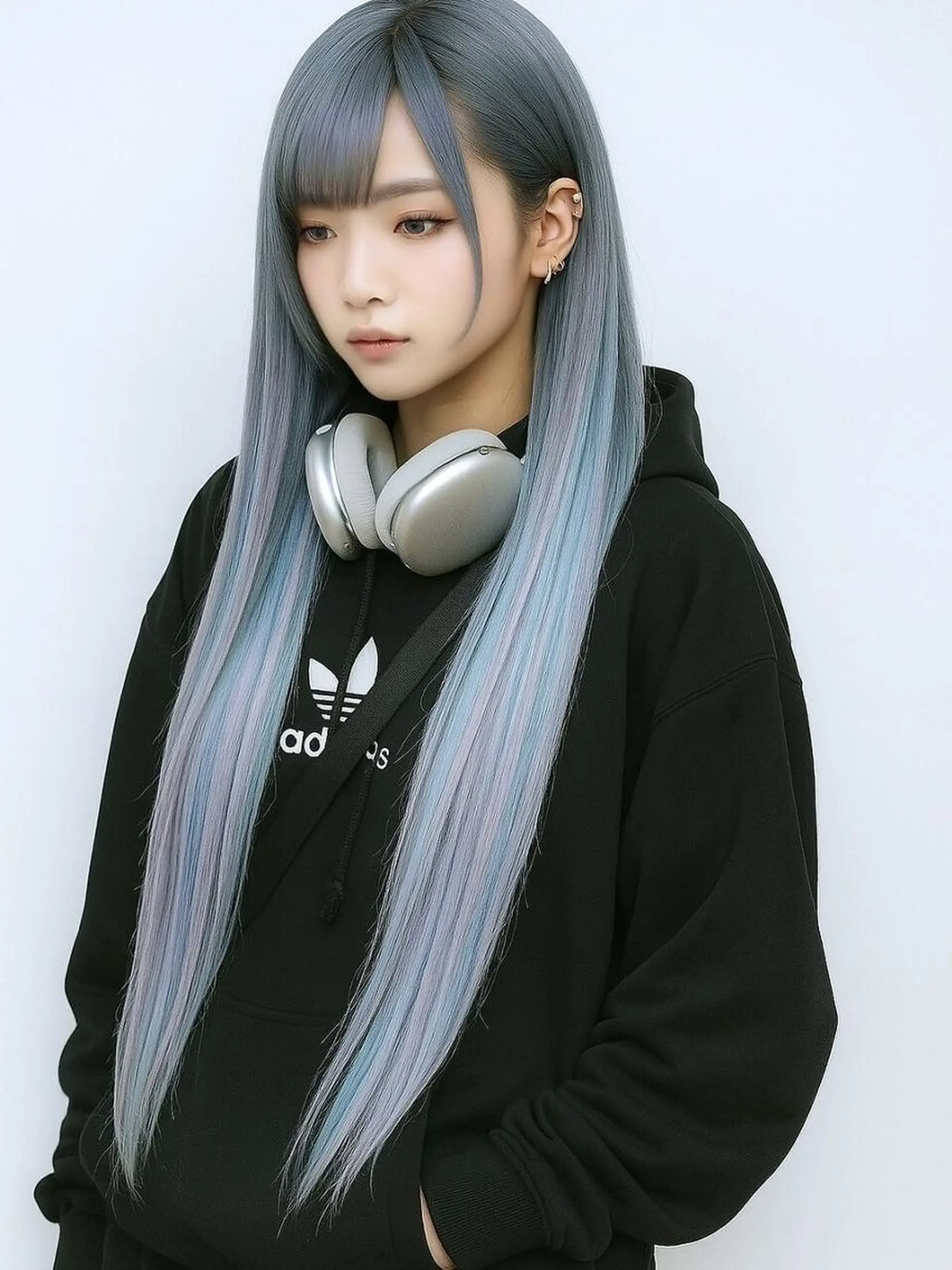 ロング 骨格補正似合わせ カット阿部建のヘアスタイル