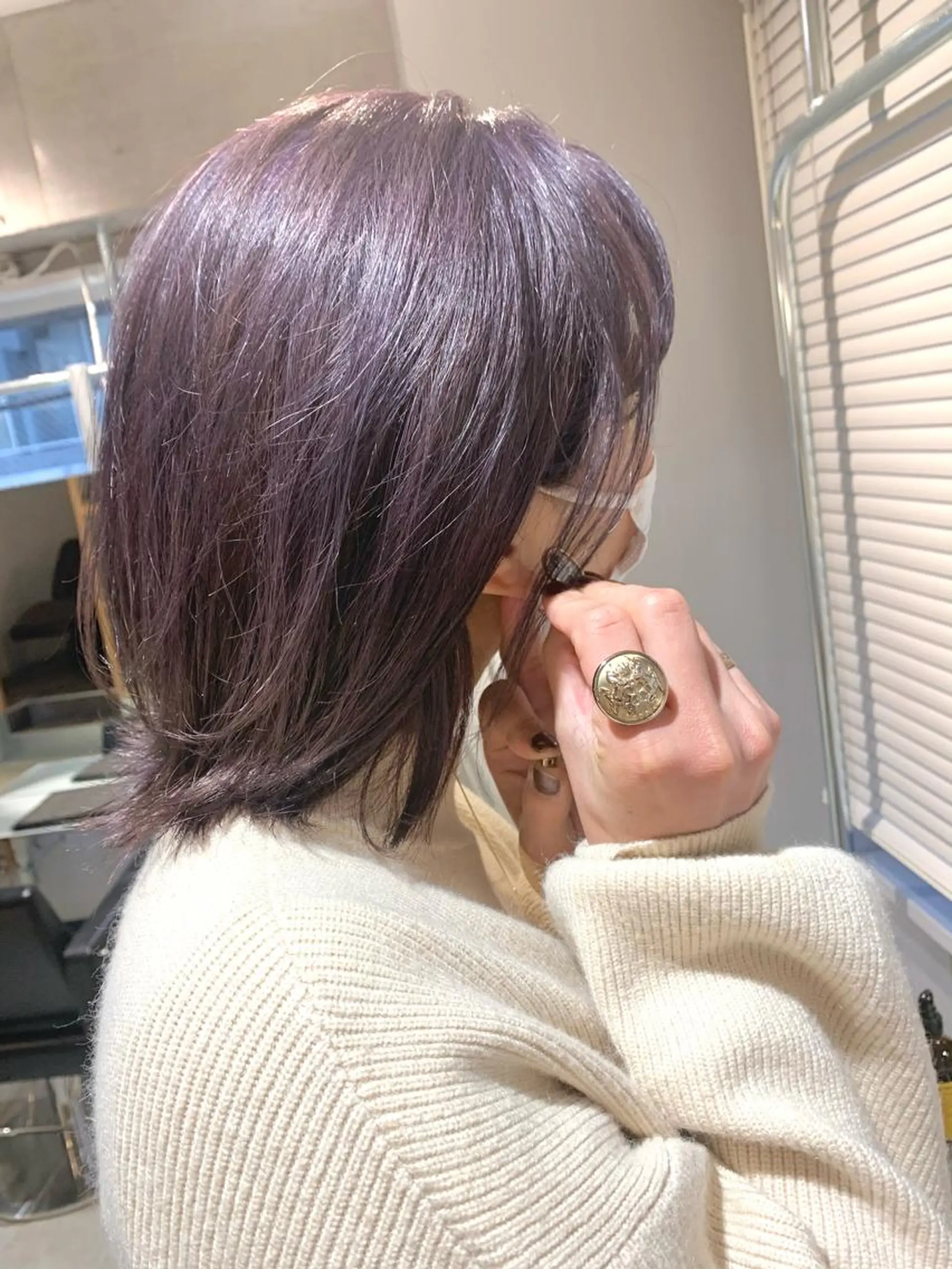カラー ヘアカラー トリートメント 髪質改善period.所属・いしかわまい🎀 髪質改善特価サロンのヘアスタイル
