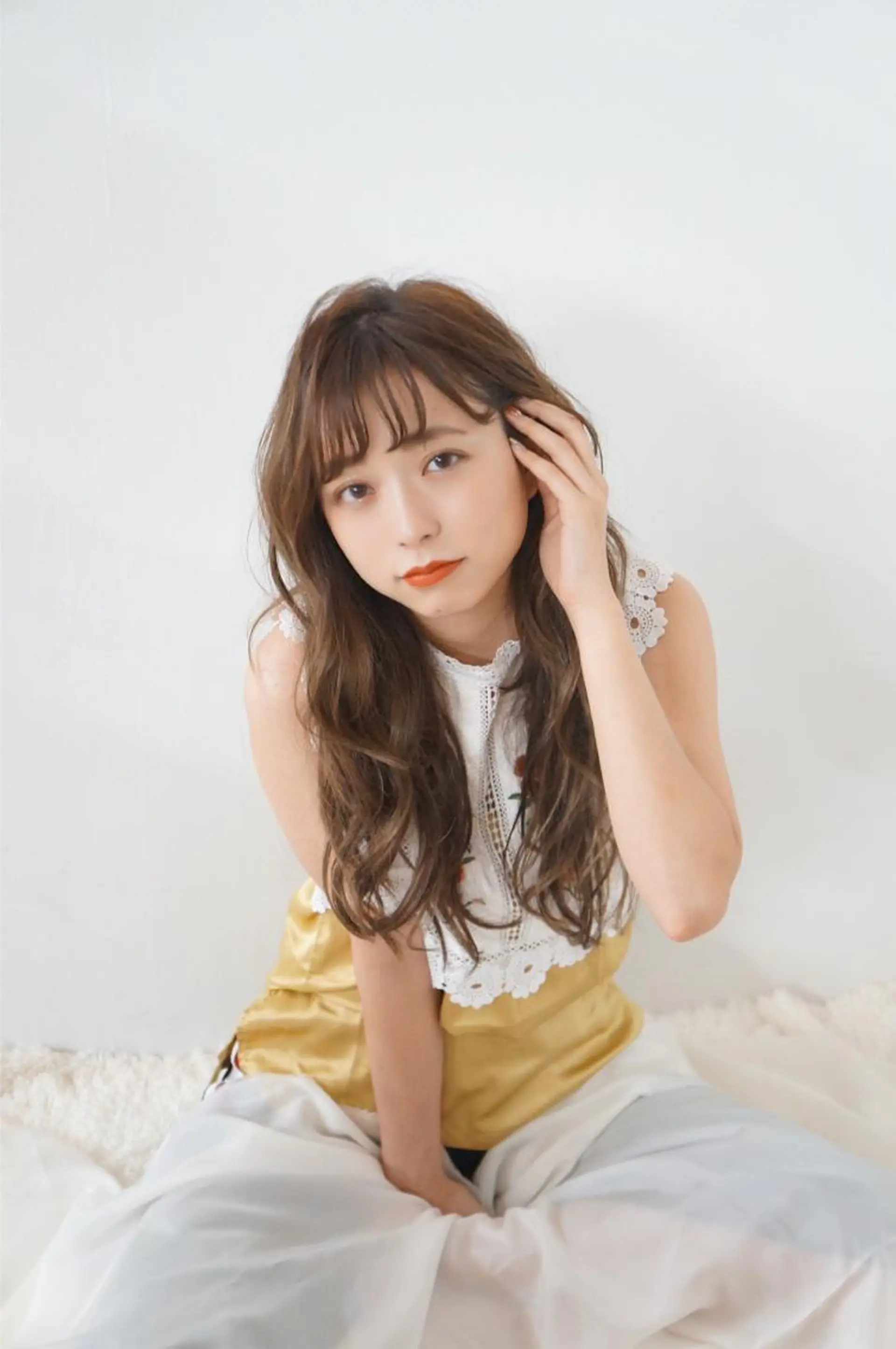 ロング ヘアカラー エクステ 古山 勇太のヘアスタイル