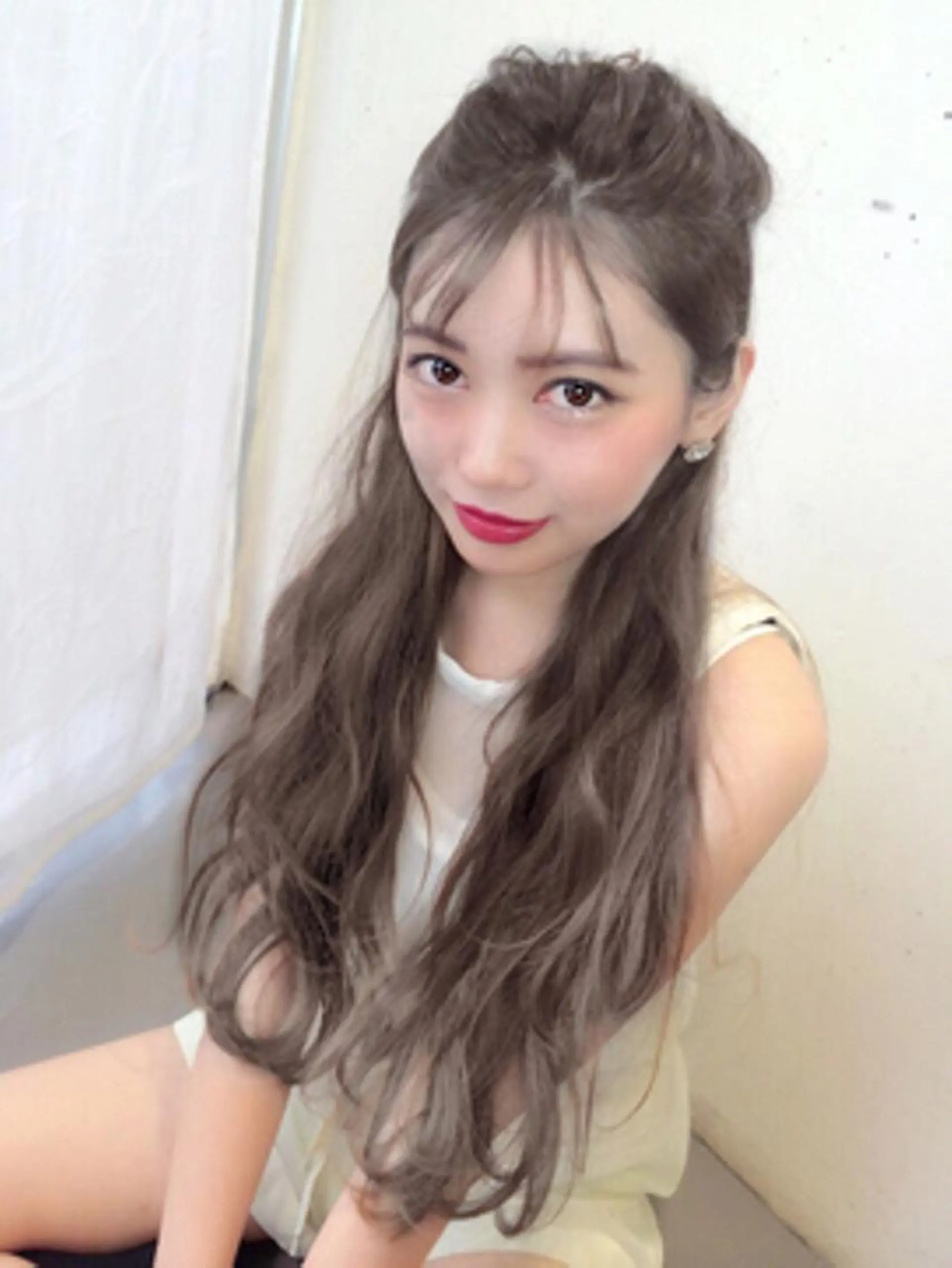 ロング カラー 遠藤 眞実のヘアスタイル