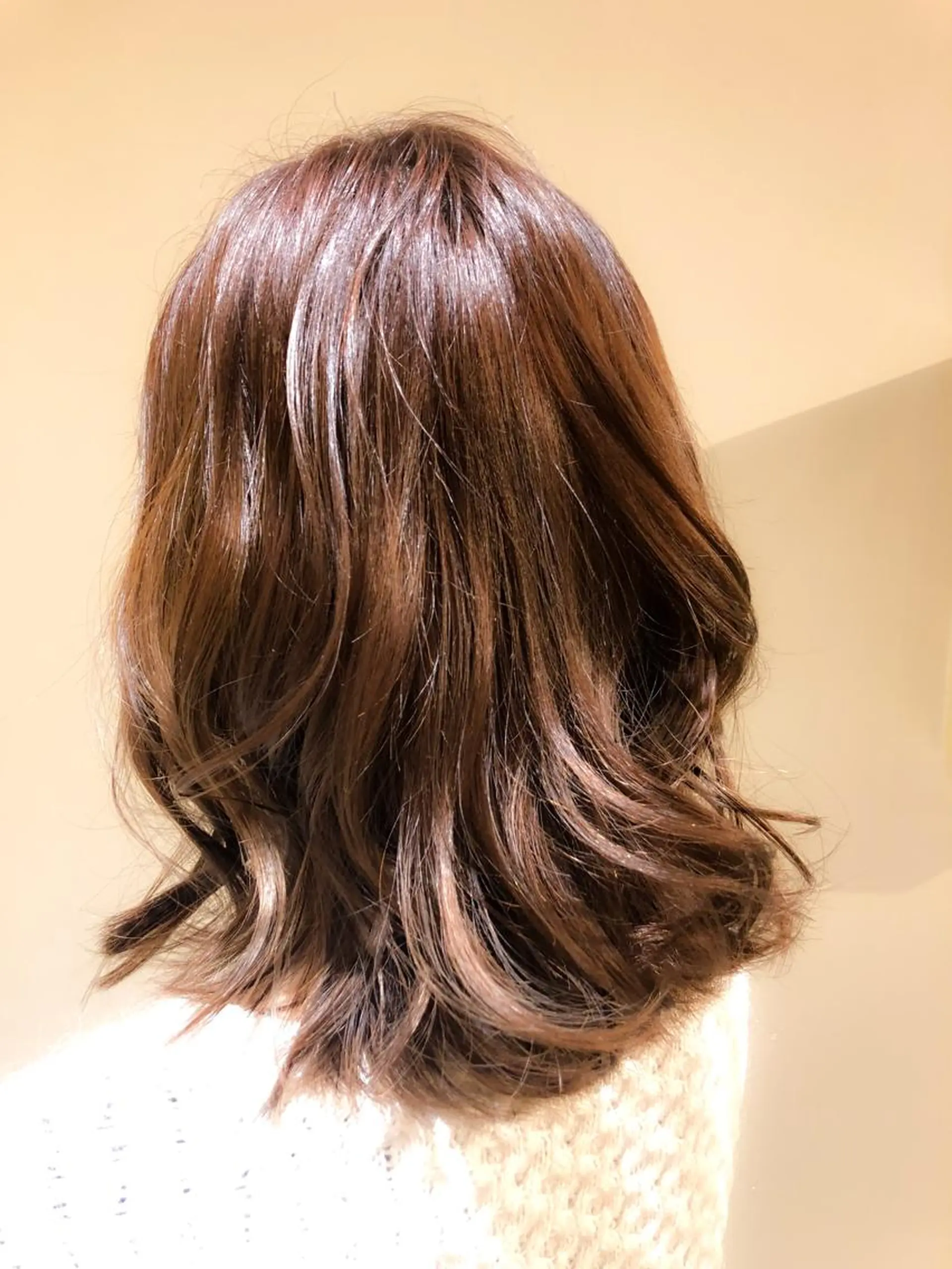 セミロング カラー パーマ ヘアアレンジ アッシュ イルミナカラー ラベンダーカラー ラベンダーアッシュ カット ヘアカラー トリートメント ヘッドスパ *ヘッドスパ* 保田 遥*のヘアスタイル
