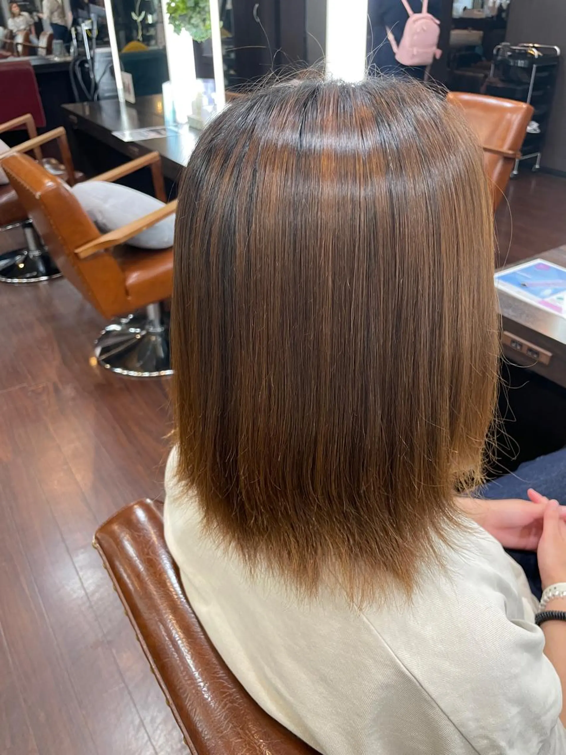 ミディアム パーマ 縮毛矯正 CliC武蔵小杉所属・急募🦄🦋 千葉 萌愛のヘアスタイル