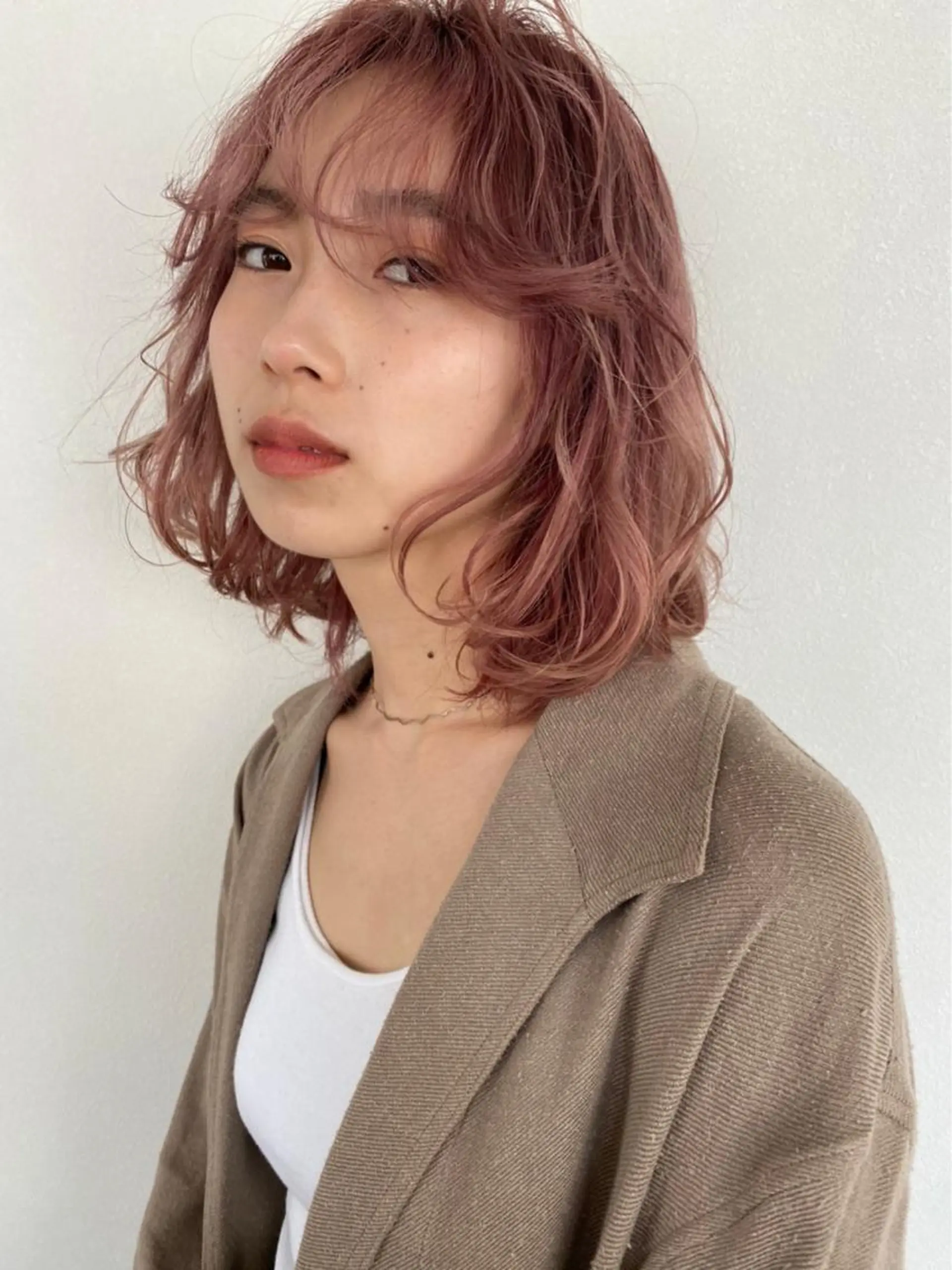 ショート カラー ピンクカラー STAN WOOD所属・似合わせcut 🔥yutakaのヘアスタイル