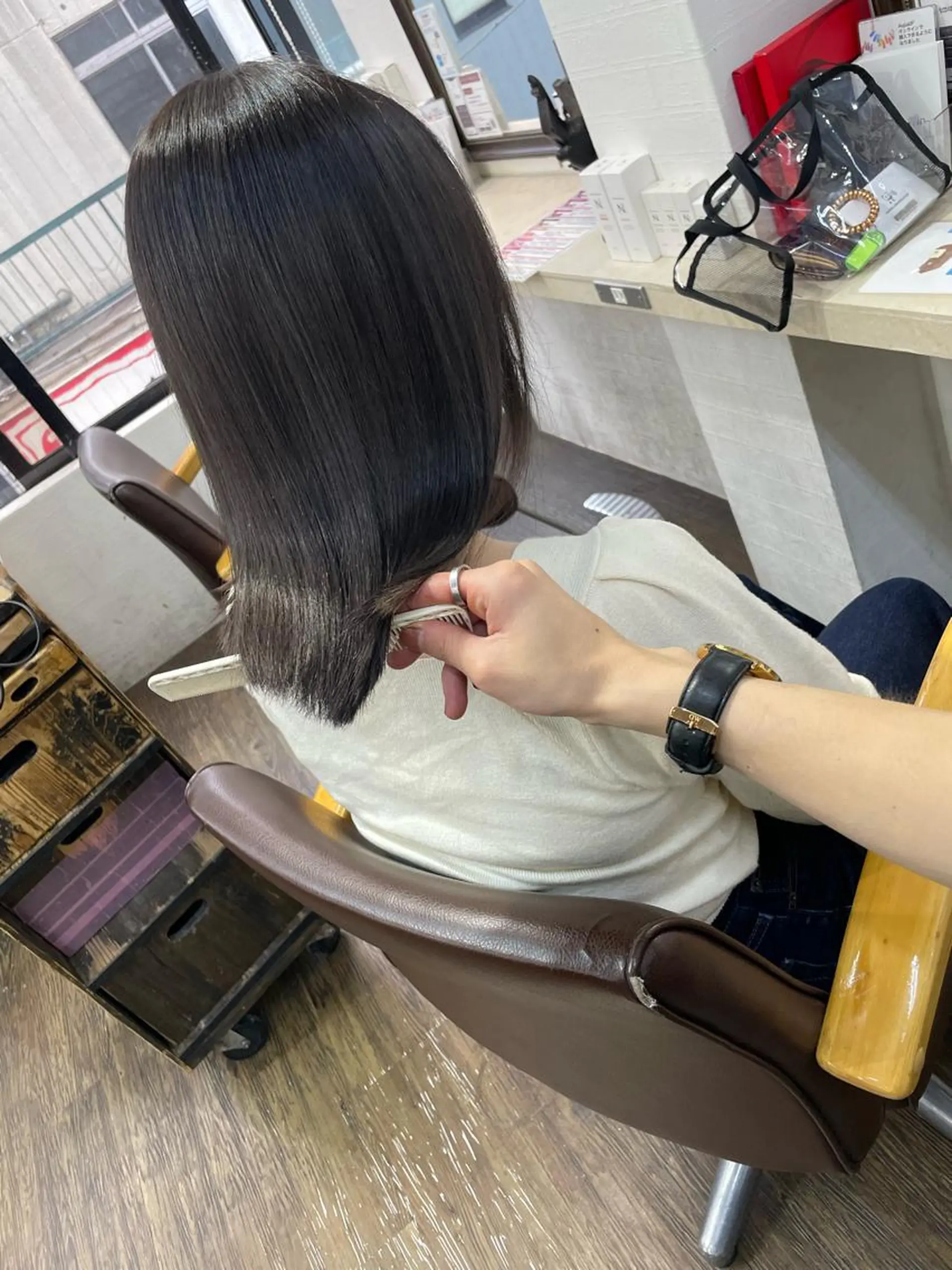 ショート カラー ヒカ/外国人風 デザインカラーのヘアスタイル