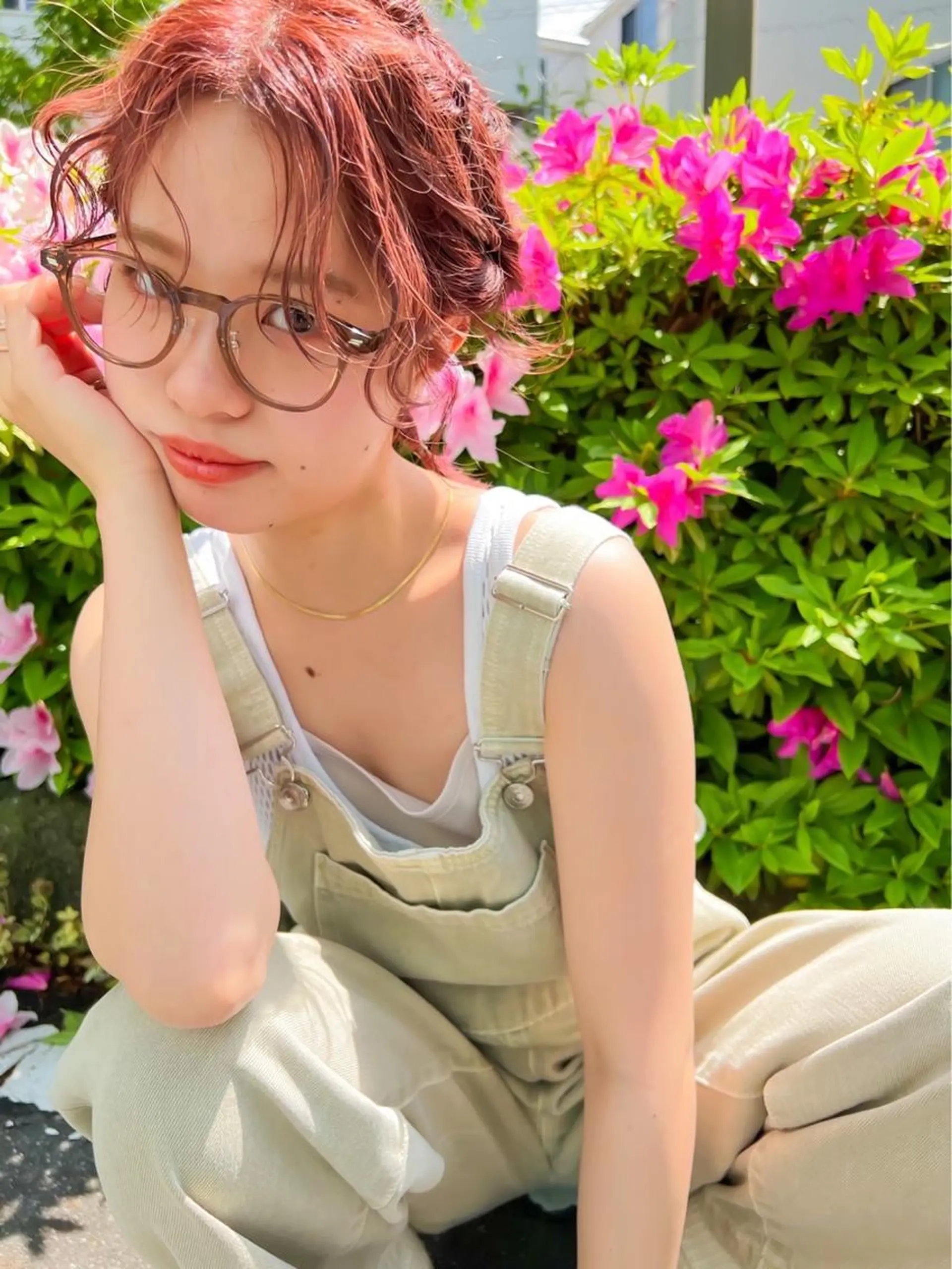 カラー letterby novel はるみのヘアスタイル