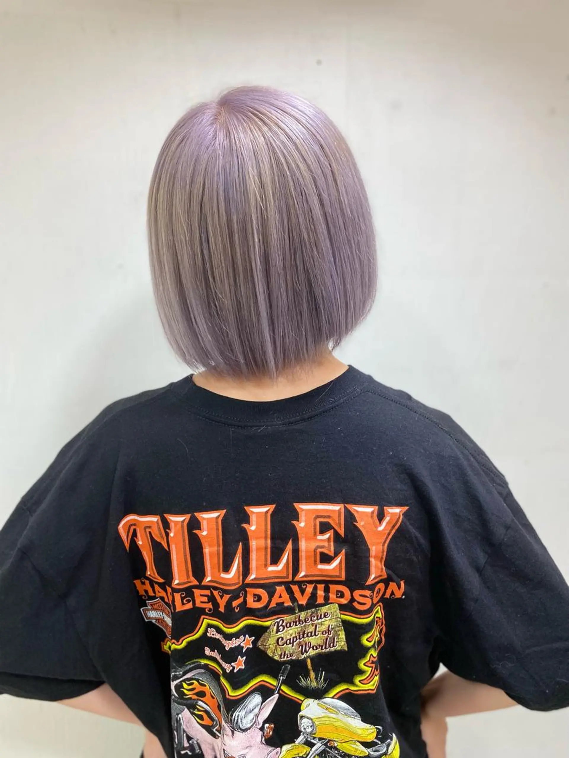 ミディアム カラー パーマ ヘアアレンジ メンズ キッズ ネイル マツエク・マツパ アイブロウ ブリーチ特化型✂️ ハイトーンカラー👨のヘアスタイル