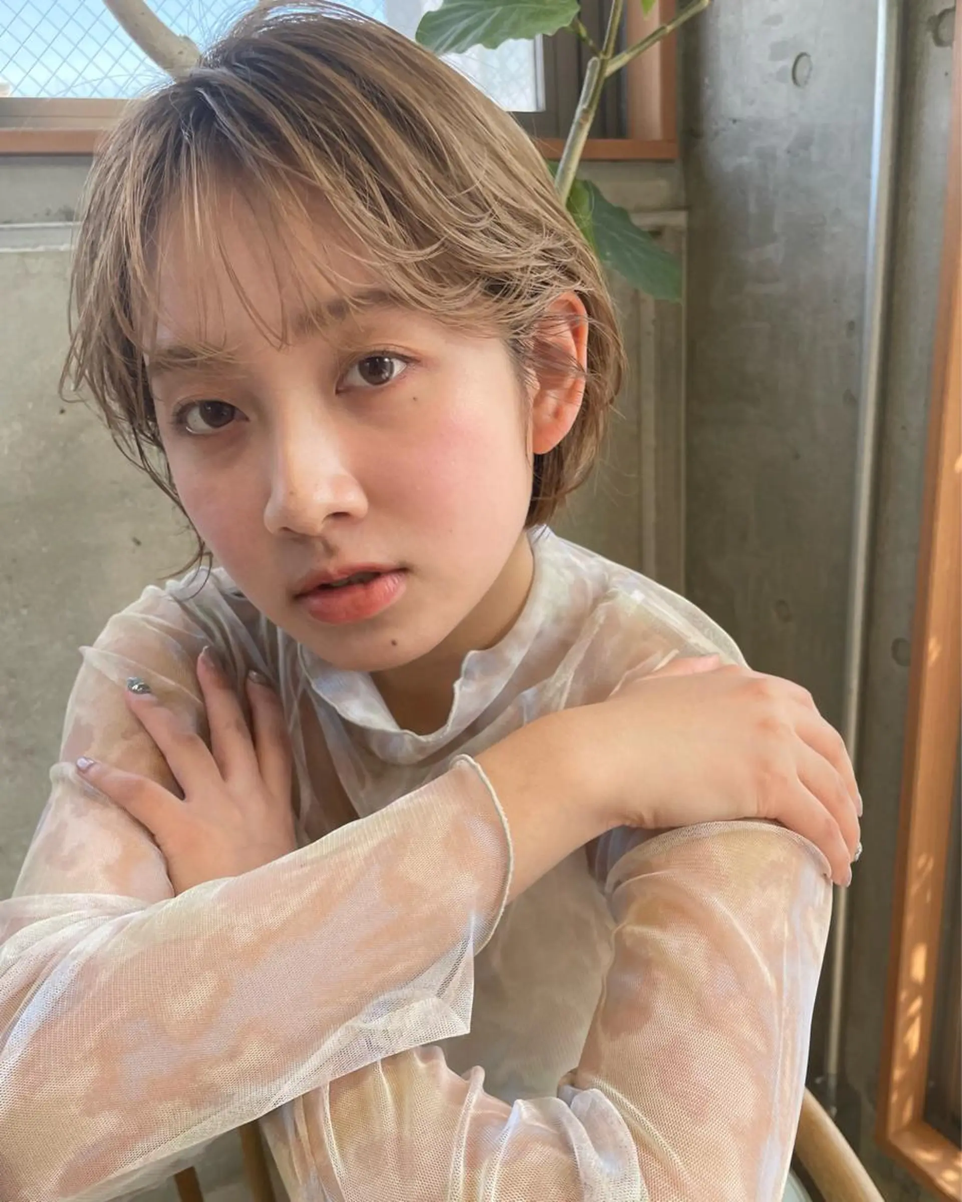 ショート カラー カット ヘアカラー トリートメント ❤️ダブルカラー 髪質改善❤️SAYAのヘアスタイル
